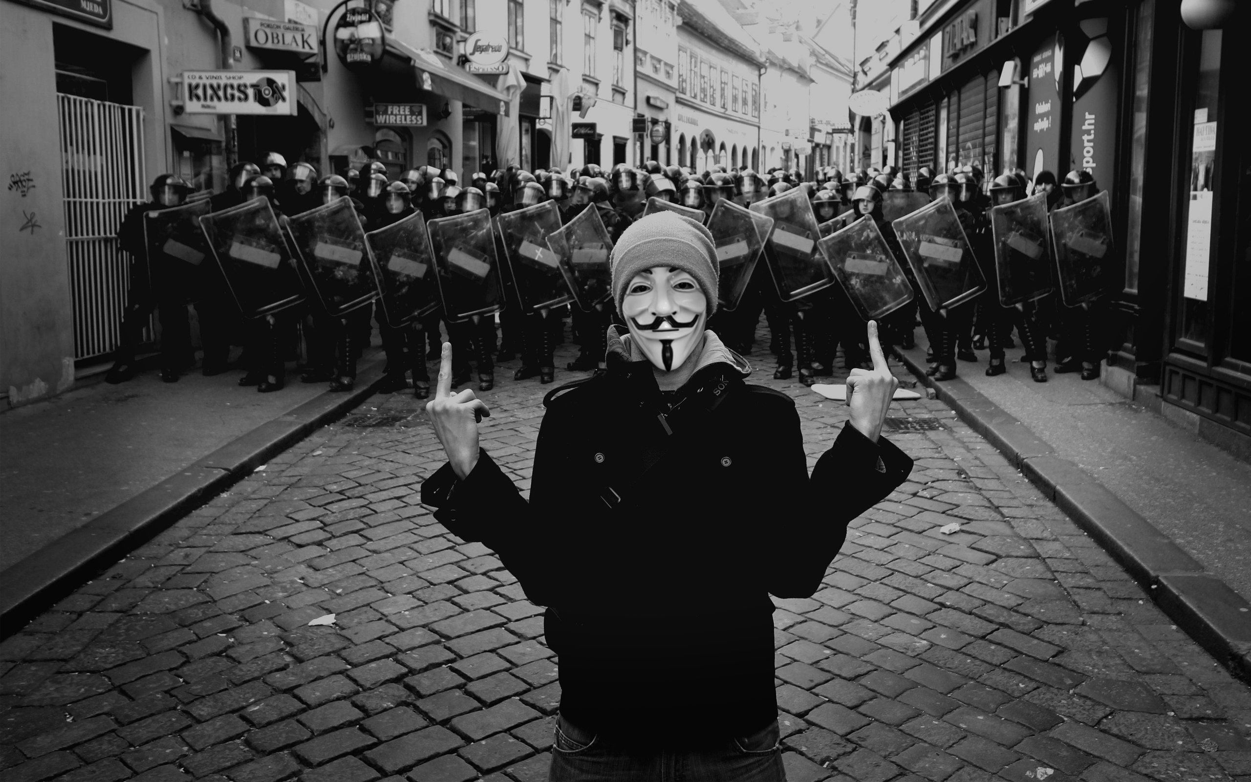 anonymous, anarchy, technology Full HD