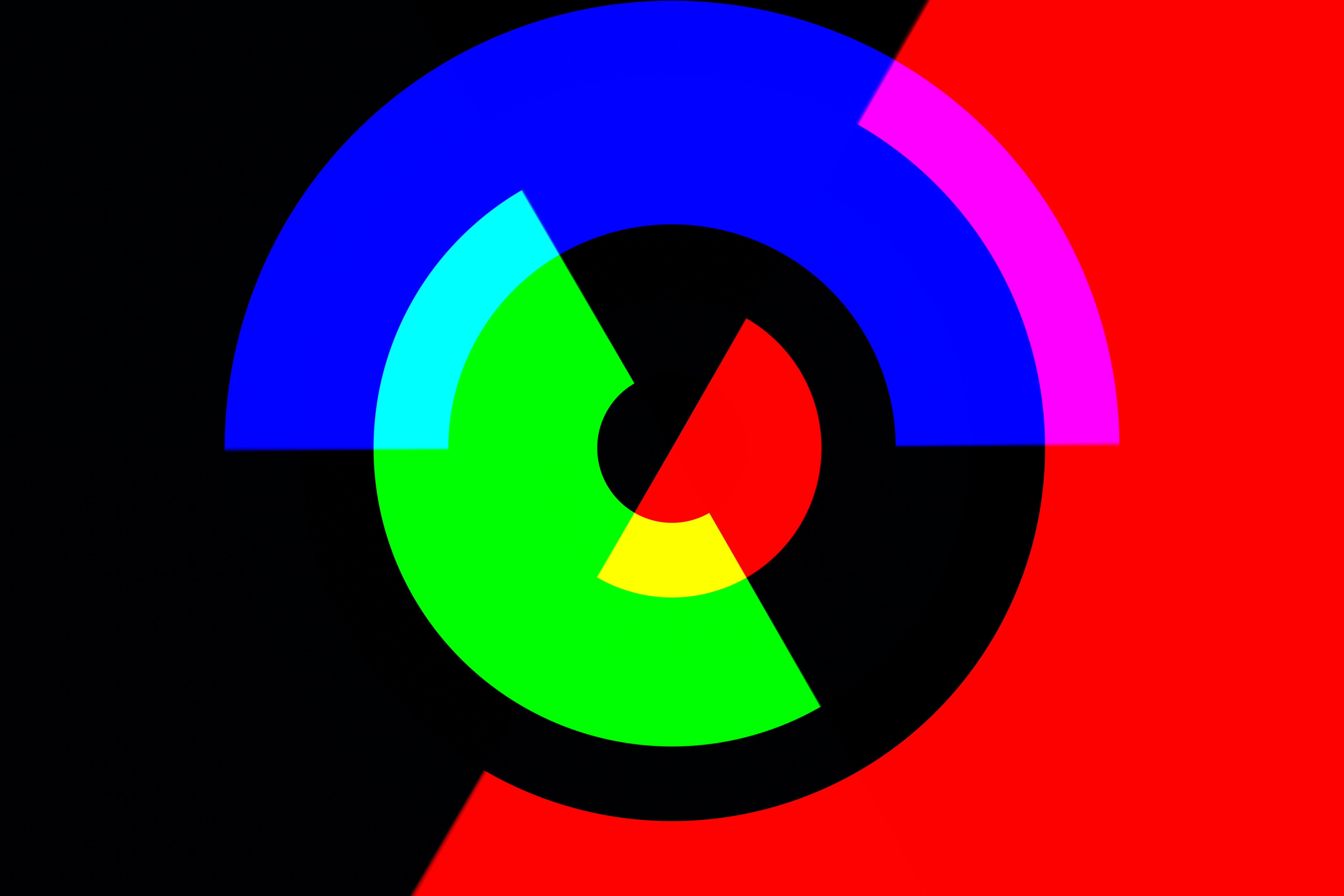abstract, multicolored, motley, shapes, shape, geometry 4K