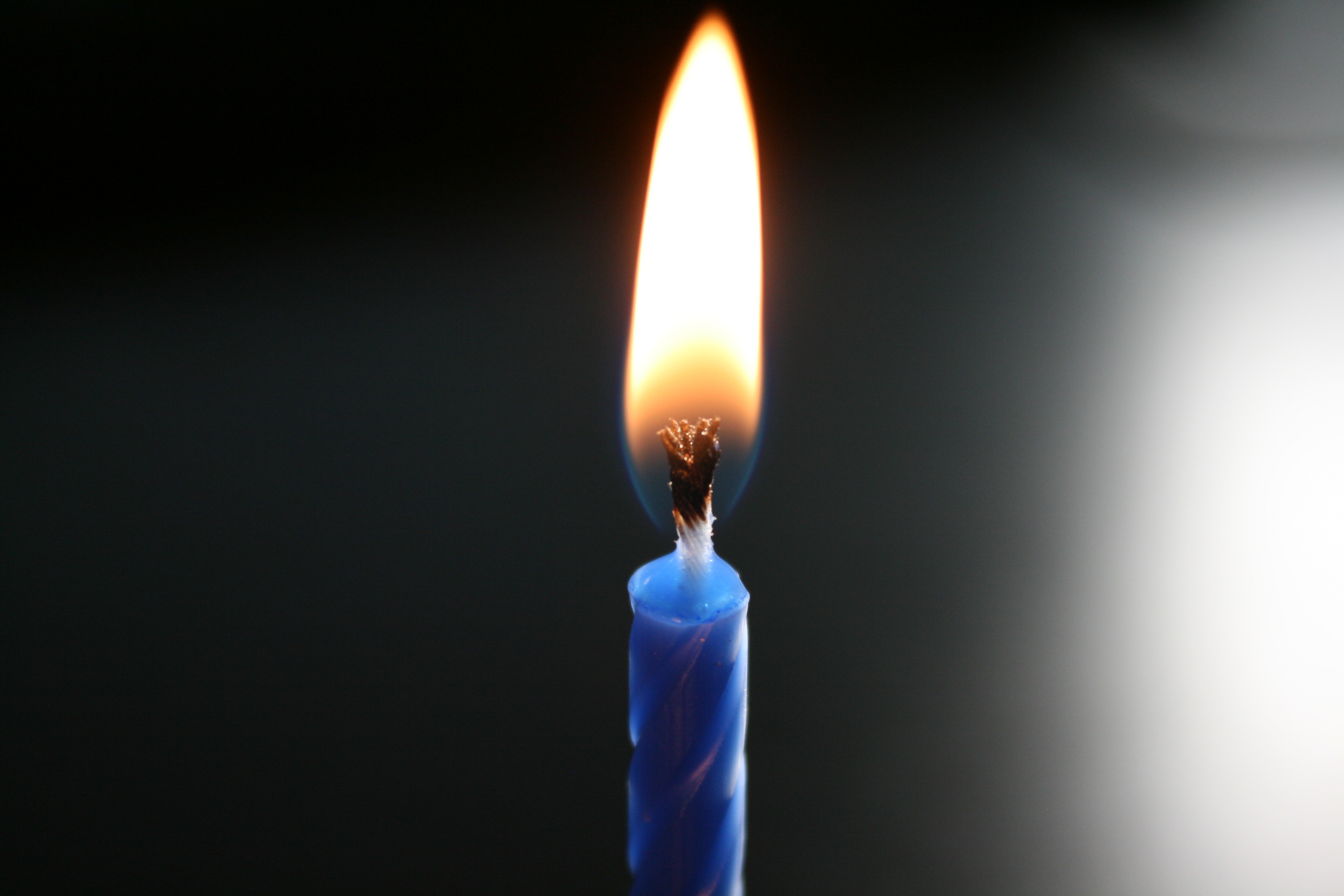 HD wallpaper blue, wax, fire, miscellanea, miscellaneous, candle, wick