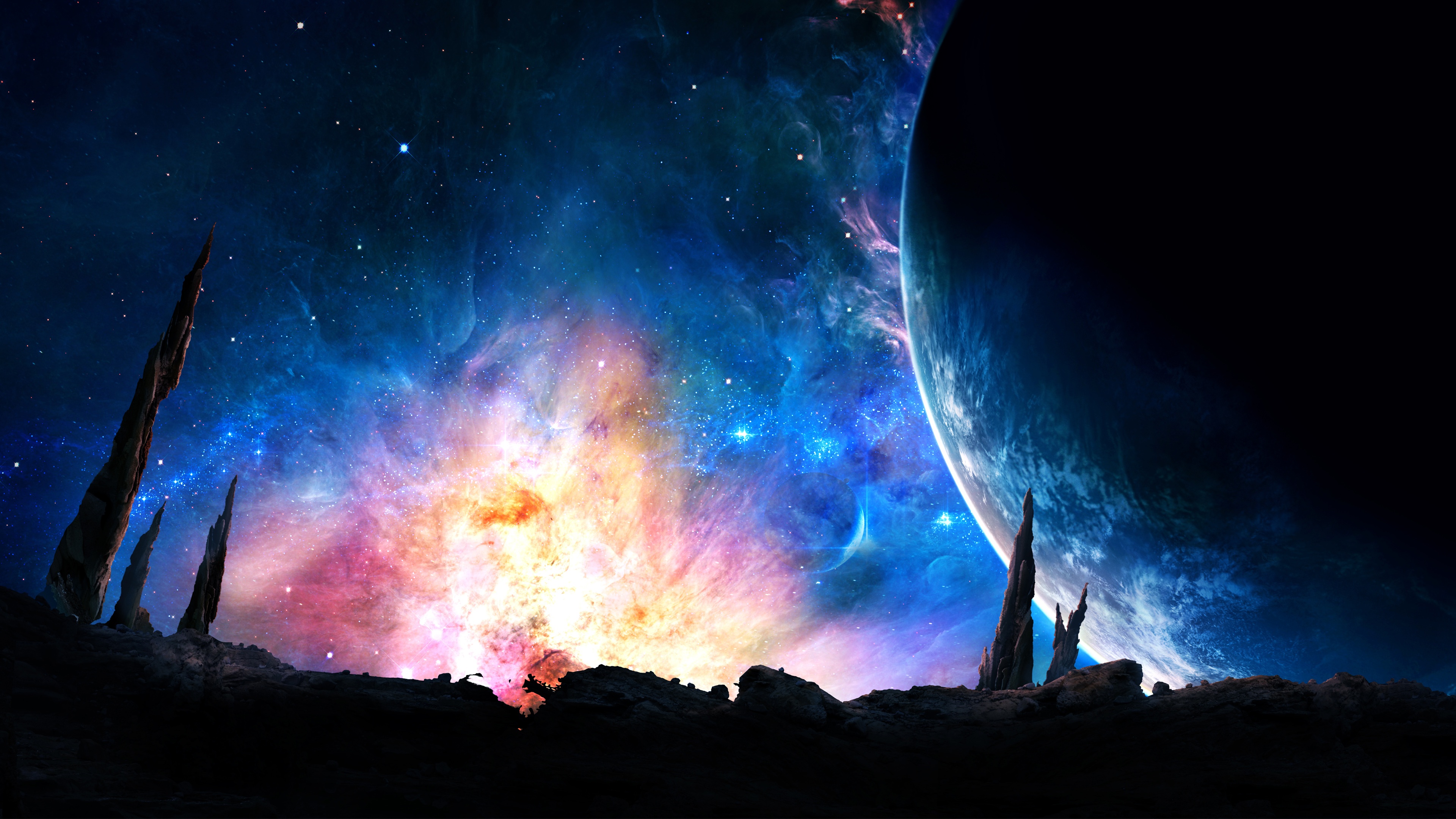 HD desktop wallpaper: Space, Planet, Sci Fi download free picture #648414