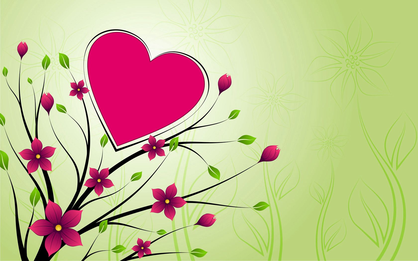Laden Sie das Herzen, Hintergrund, Rosa, Liebe, Geäst, Zweige, Ein Herz-Bild kostenlos auf Ihren PC-Desktop herunter