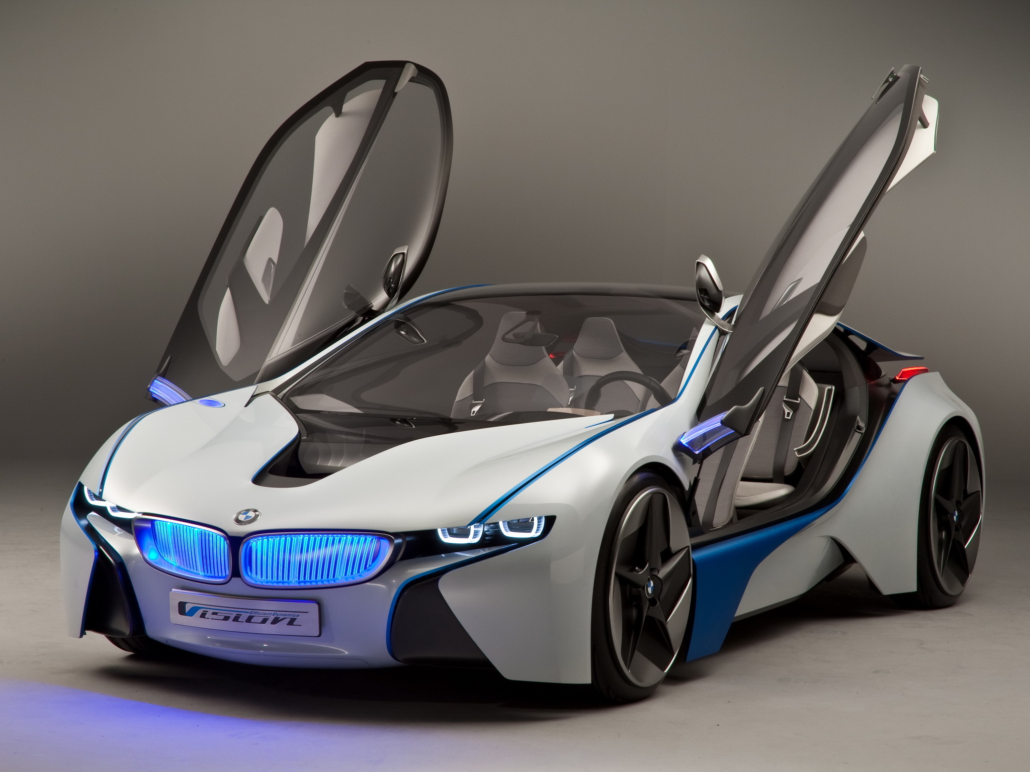 113089 download wallpaper bmw, cars, front view, concept, vision, efficientdynamics screensavers and pictures for free