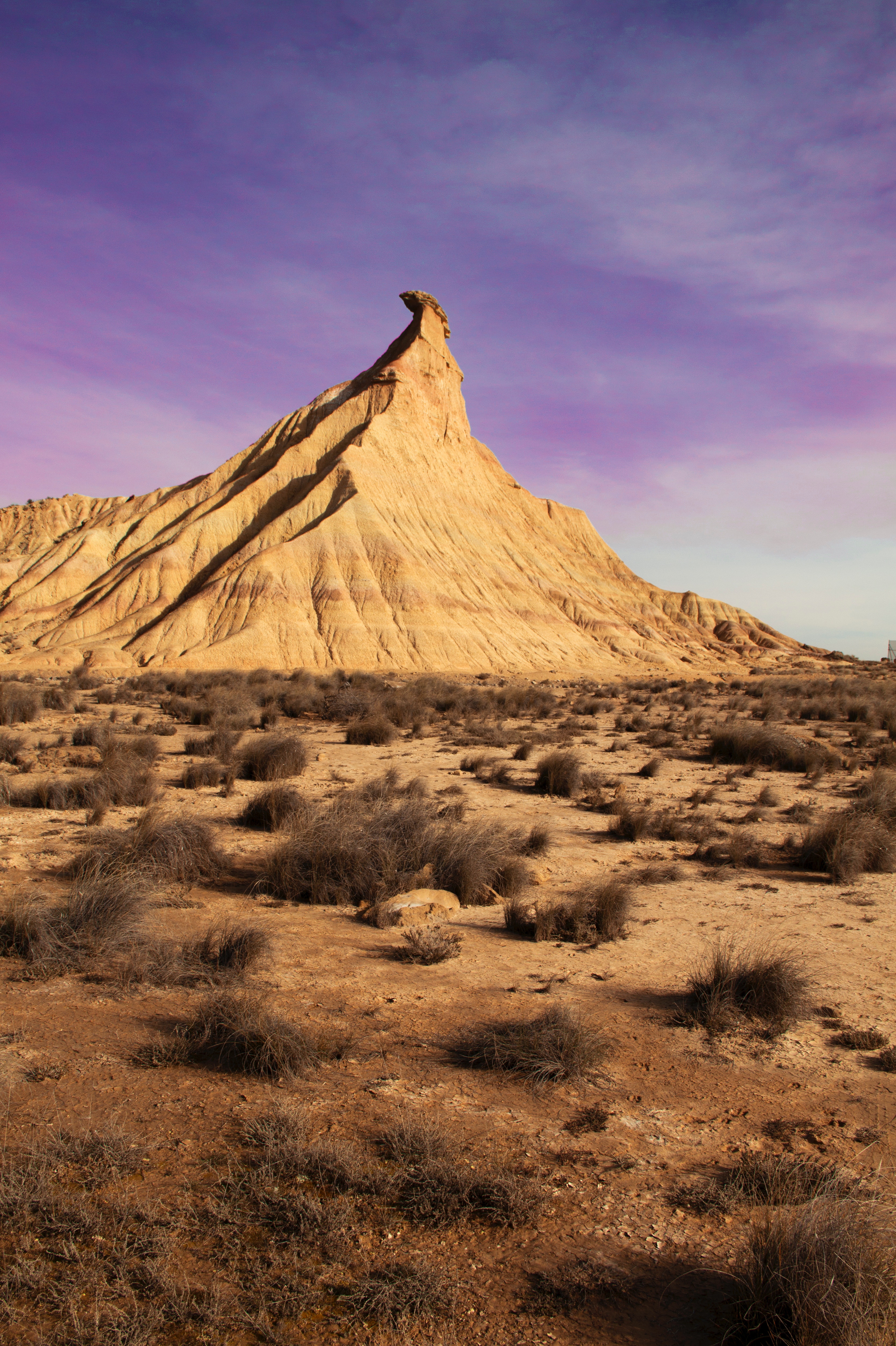 bardenas reales, spain, rock, rocky formations Panoramic Wallpapers