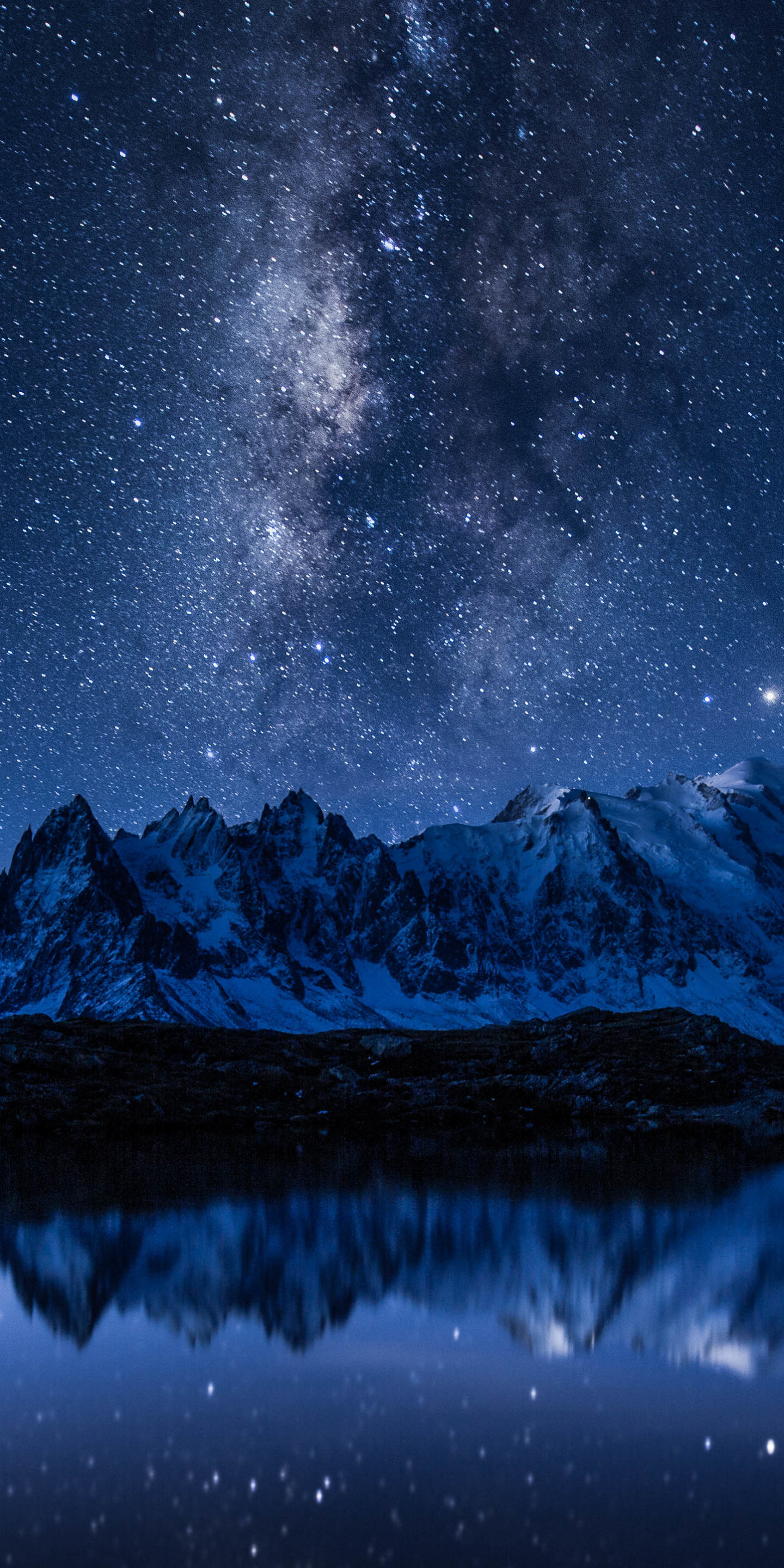 1287529 free wallpaper 720x1280 for phone, download images mountain, milky way, stars, landscape 720x1280 for mobile