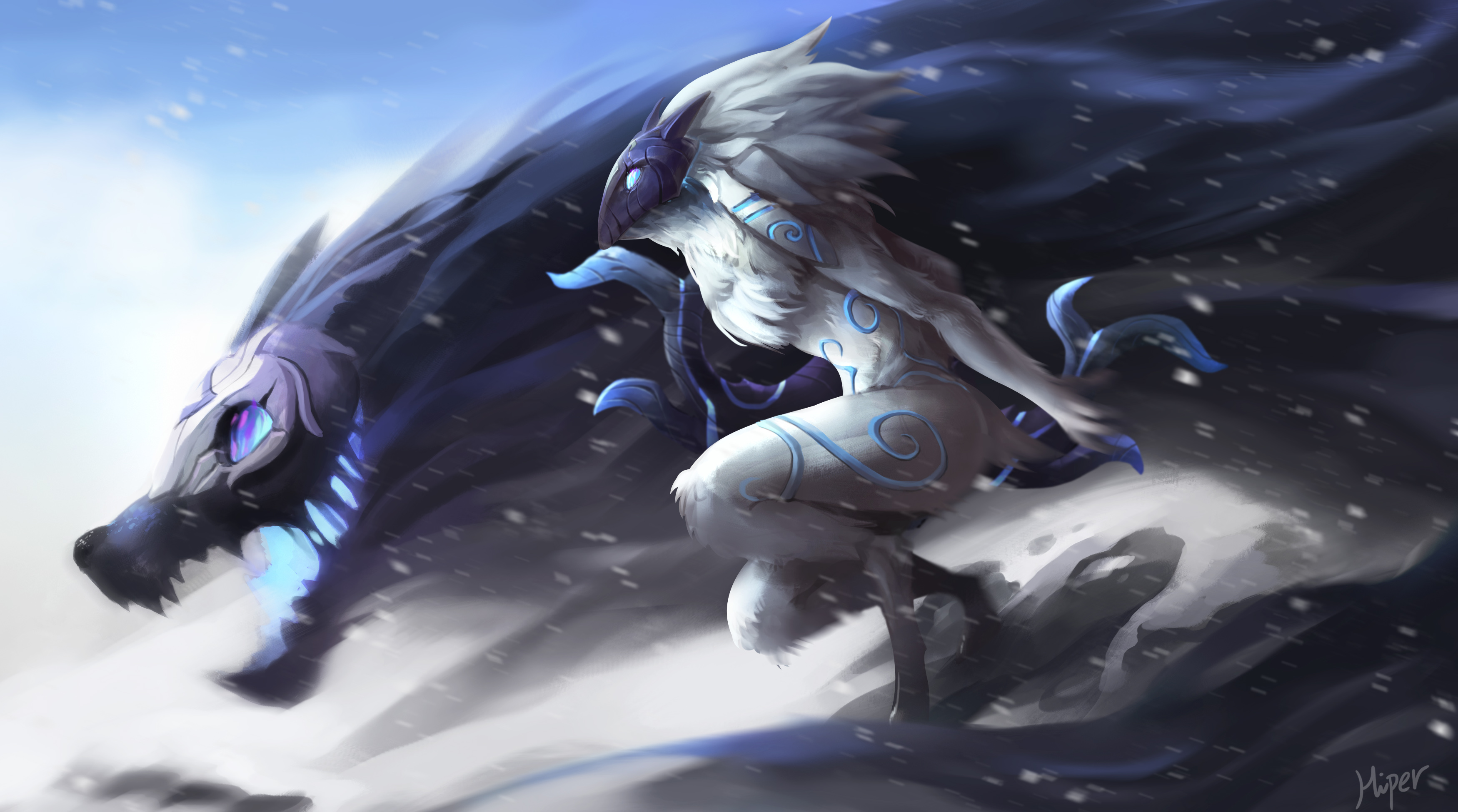 android video game, league of legends, kindred (league of legends)