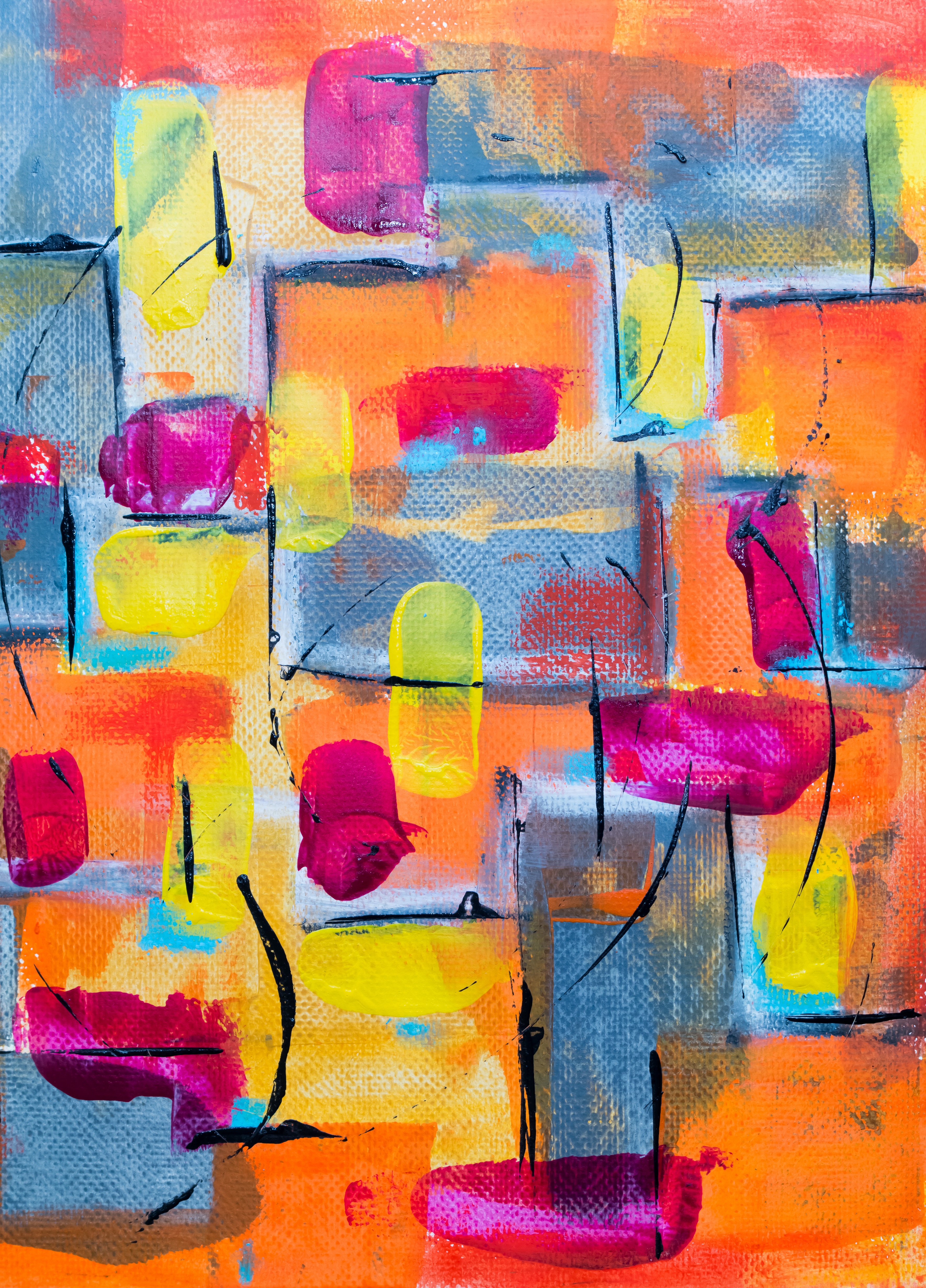 vertical wallpaper multicolored, strokes, motley, smears, spots, paint, stains, abstract