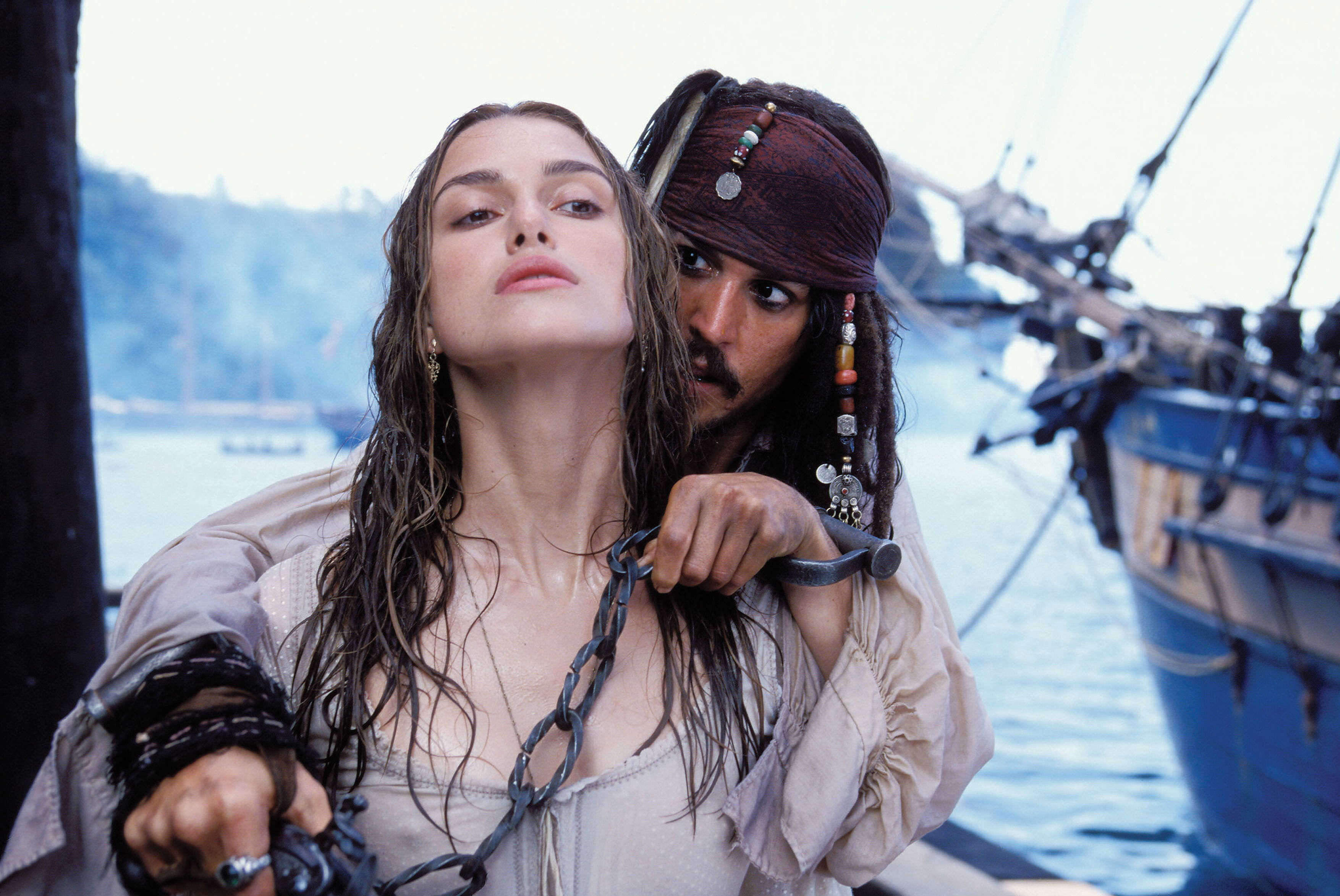 Элизабет и Джек пираты Карибского моря 4