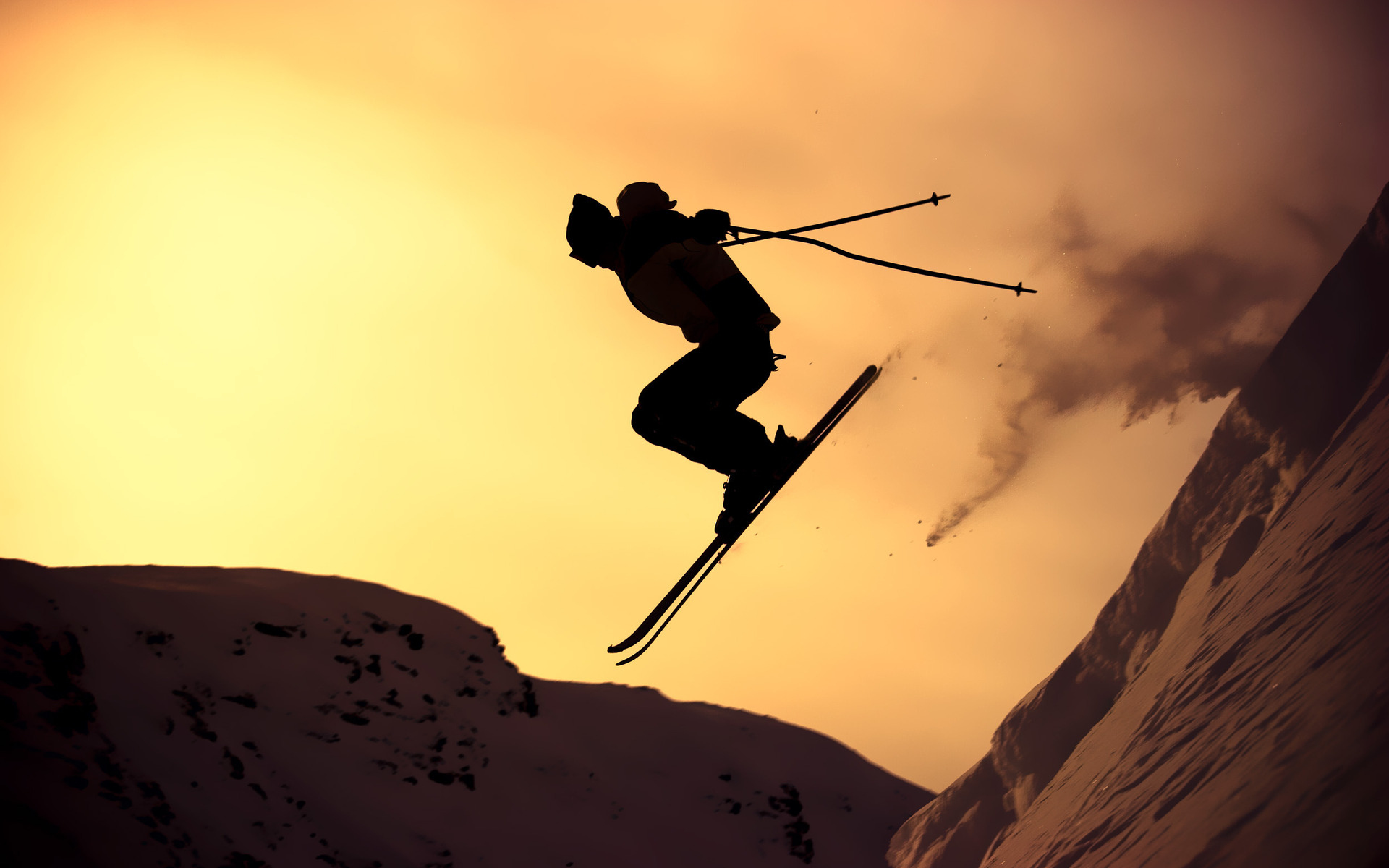Smartphone Background skiing, sports