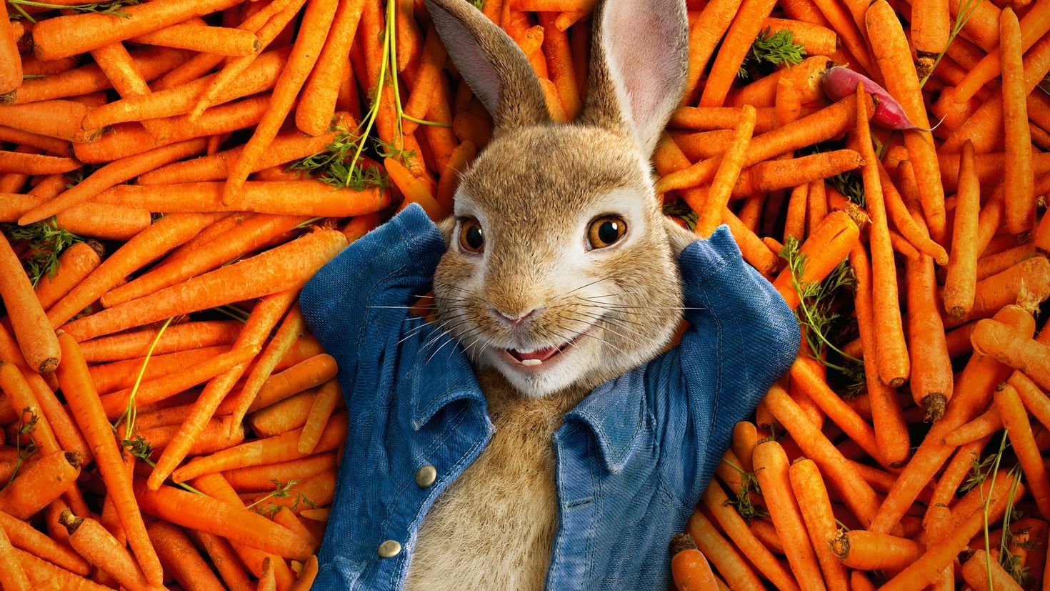 Кролик и куча моркови
