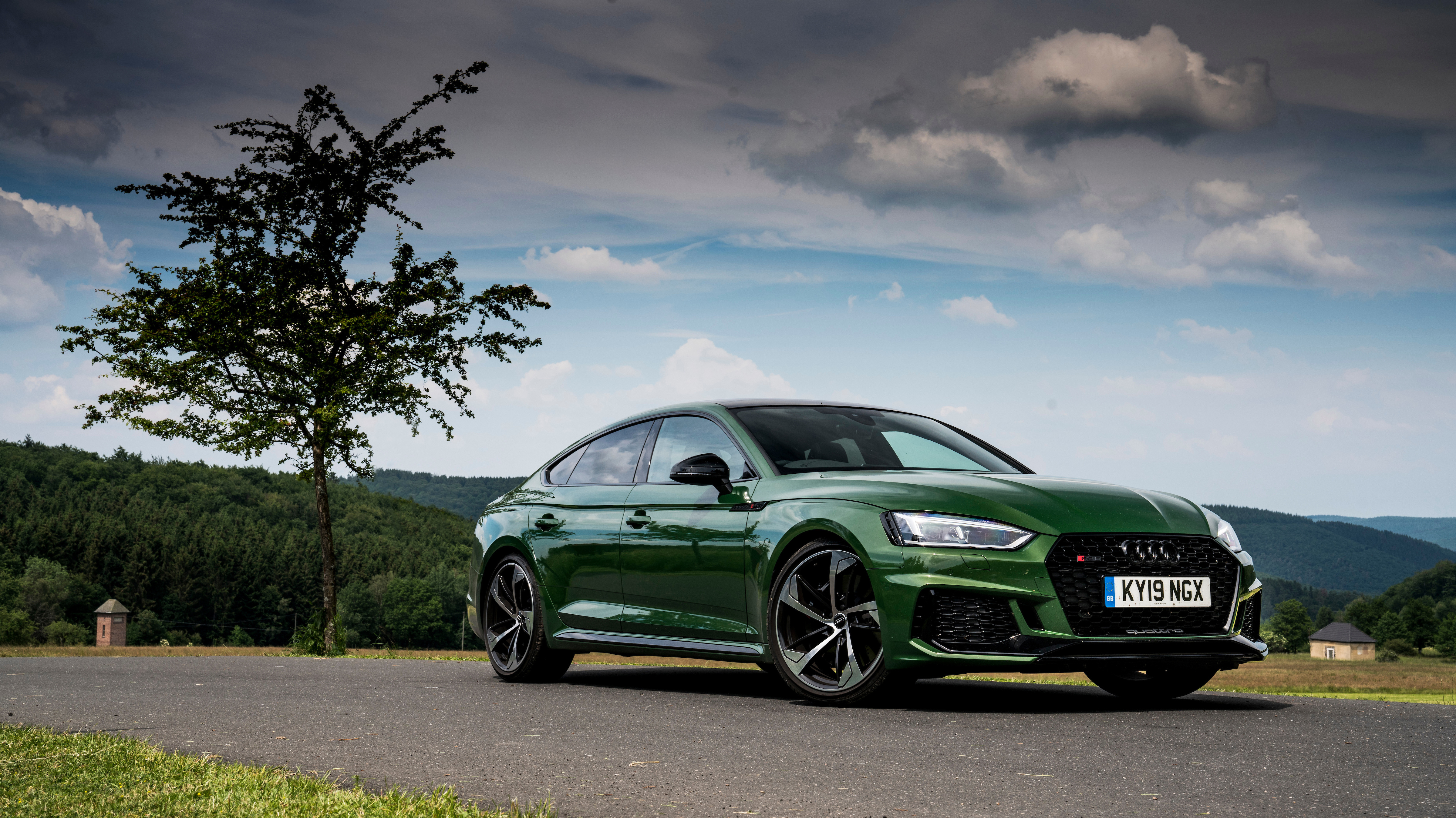 HD desktop wallpaper: Audi, Car, Audi Rs5, Vehicles, Green Car, Audi Rs5  Sportback download free picture #470190