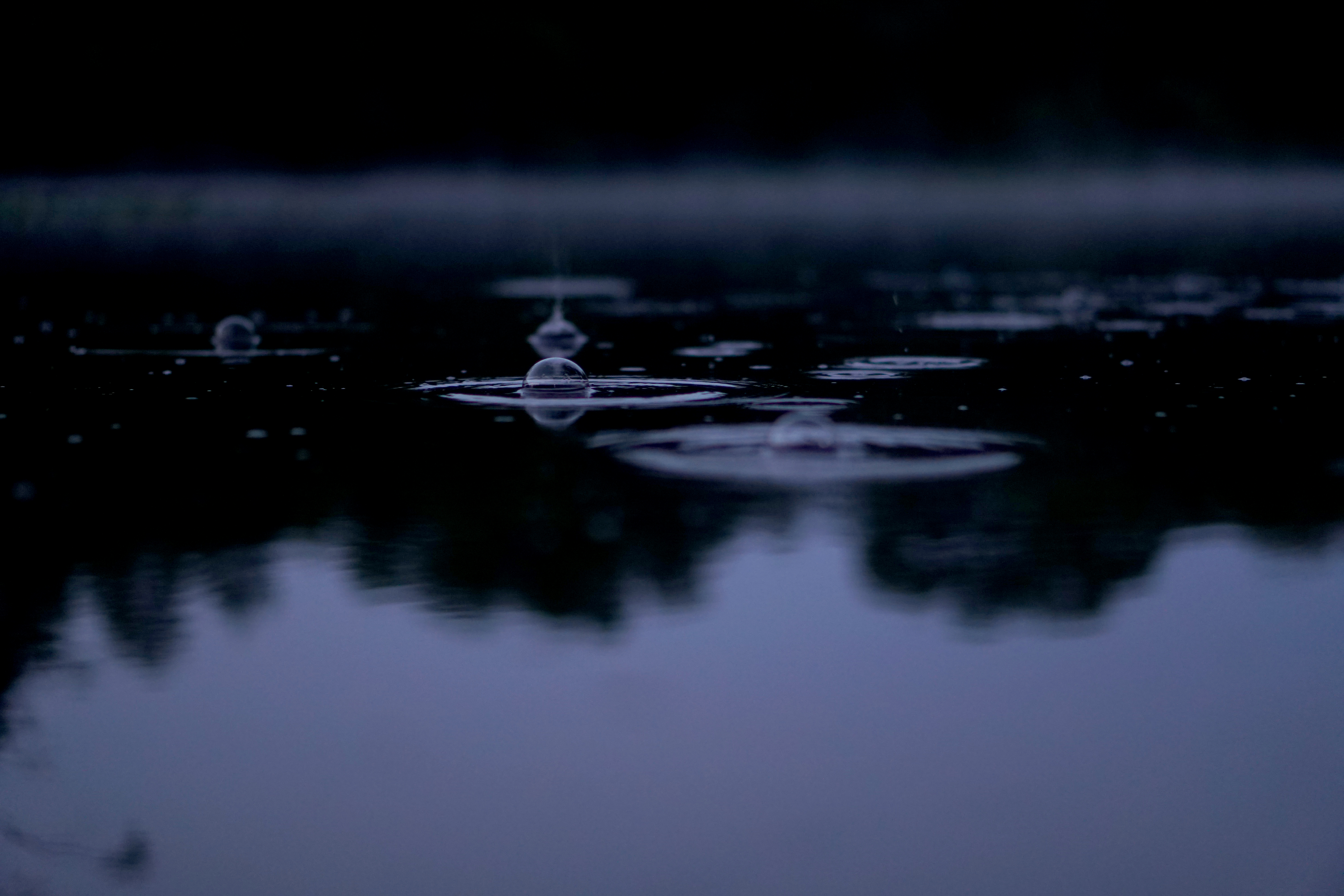 ripples, water, dark, bubble New Lock Screen Backgrounds