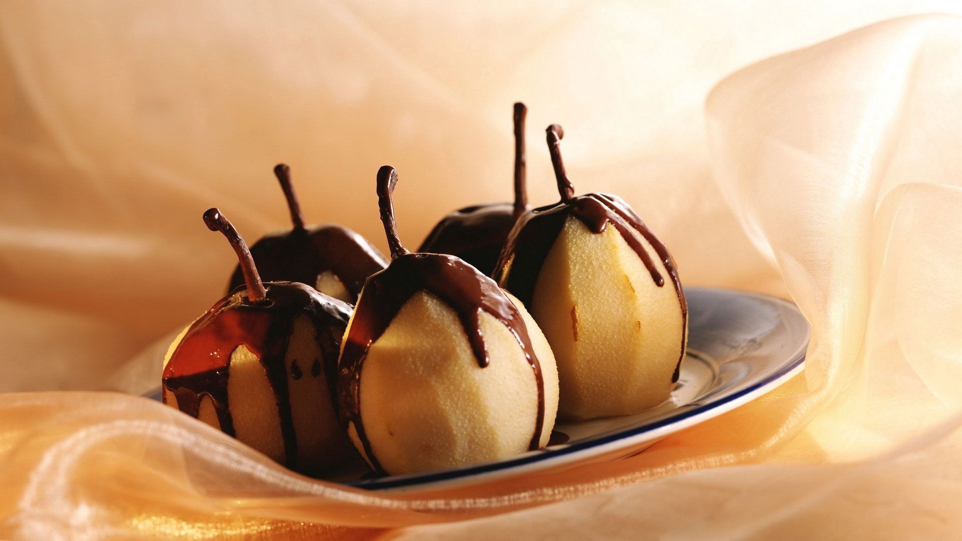 98011 Screensavers and Wallpapers Glaze for phone. Download food, chocolate, pears, desert, glaze pictures for free