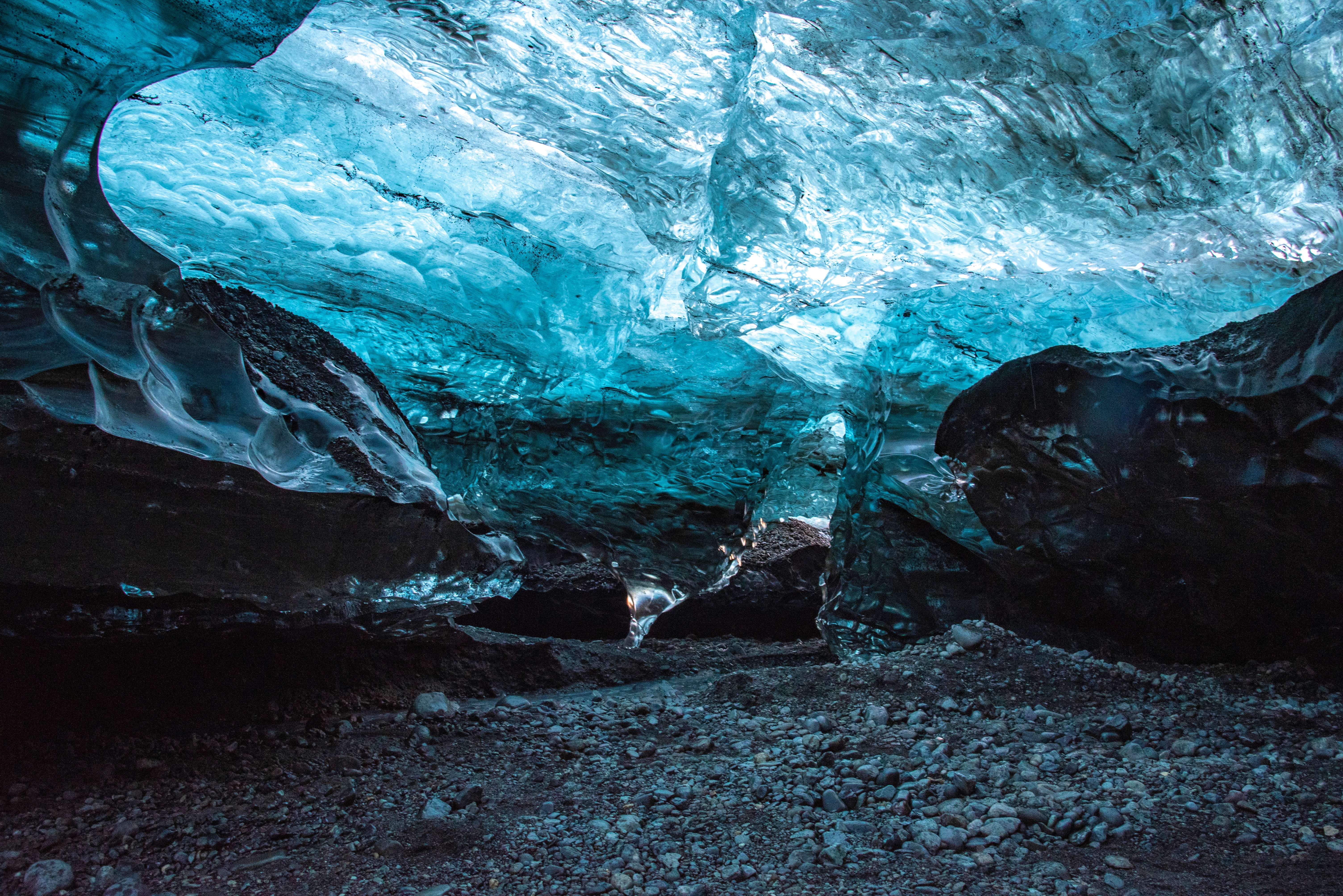 74221 скачать обои лед, пещера, природа, камни, льдины - заставки и картинки бесплатно