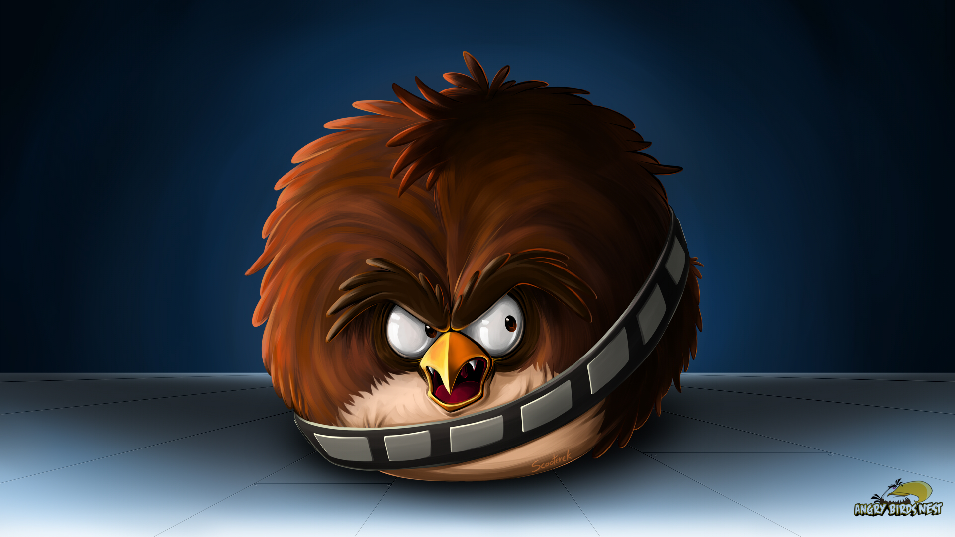 Angry birds star wars картинка