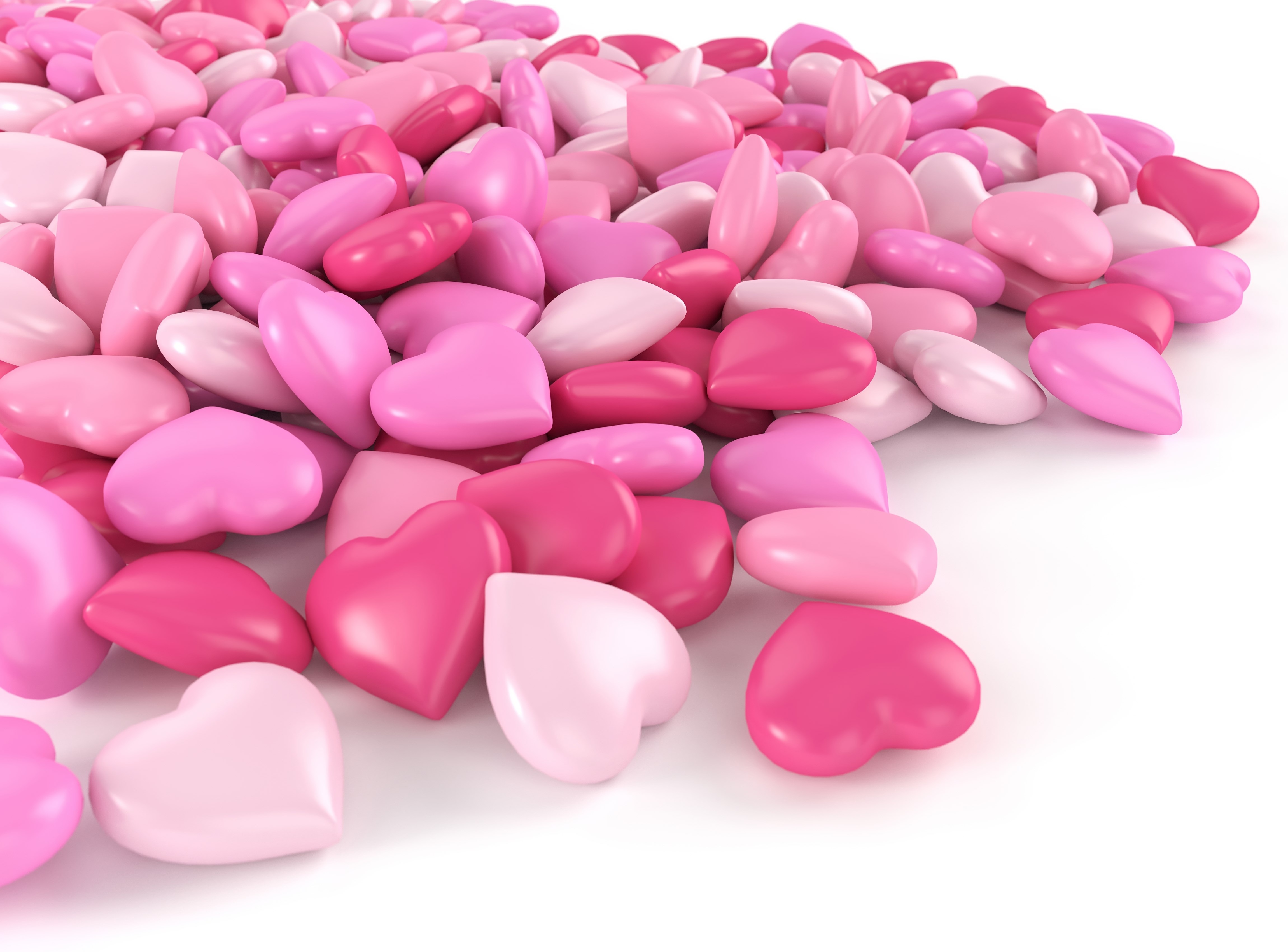 64712 free wallpaper 240x320 for phone, download images heart, 3d, form, pink 240x320 for mobile