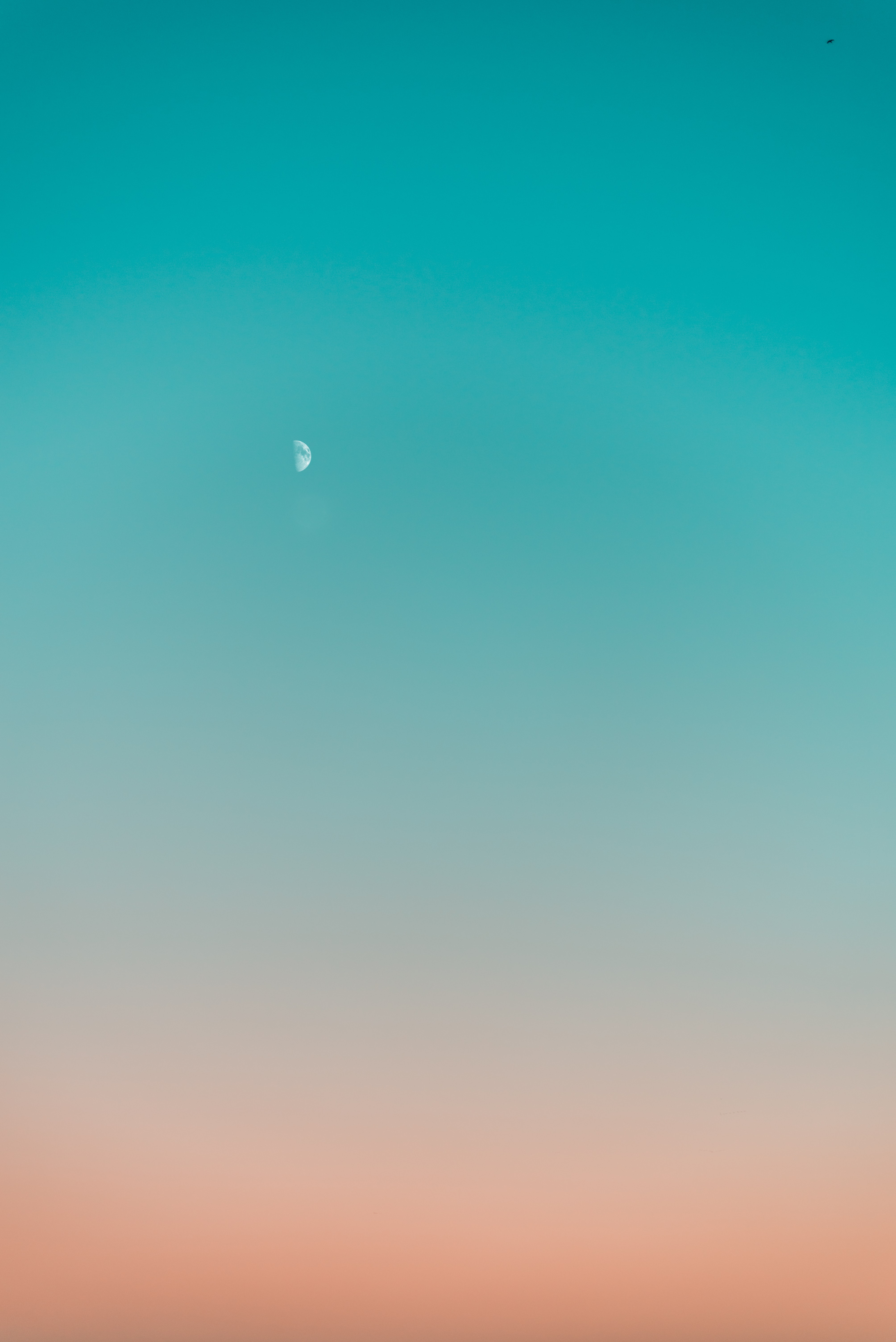 1080p pic moon, sky, nature, minimalism