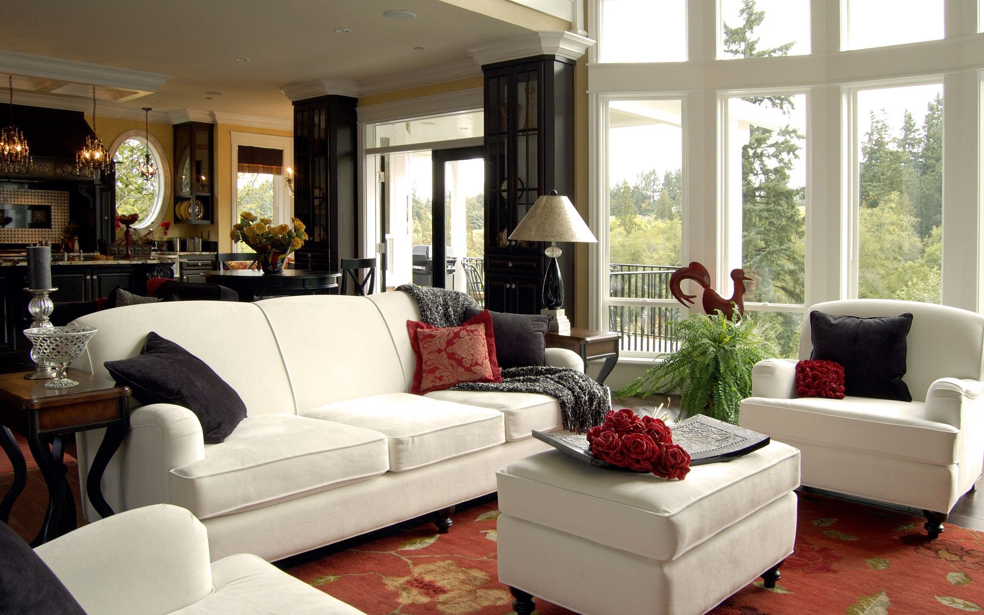 interior, white, miscellanea, miscellaneous, house, room, sofa Free Stock Photo