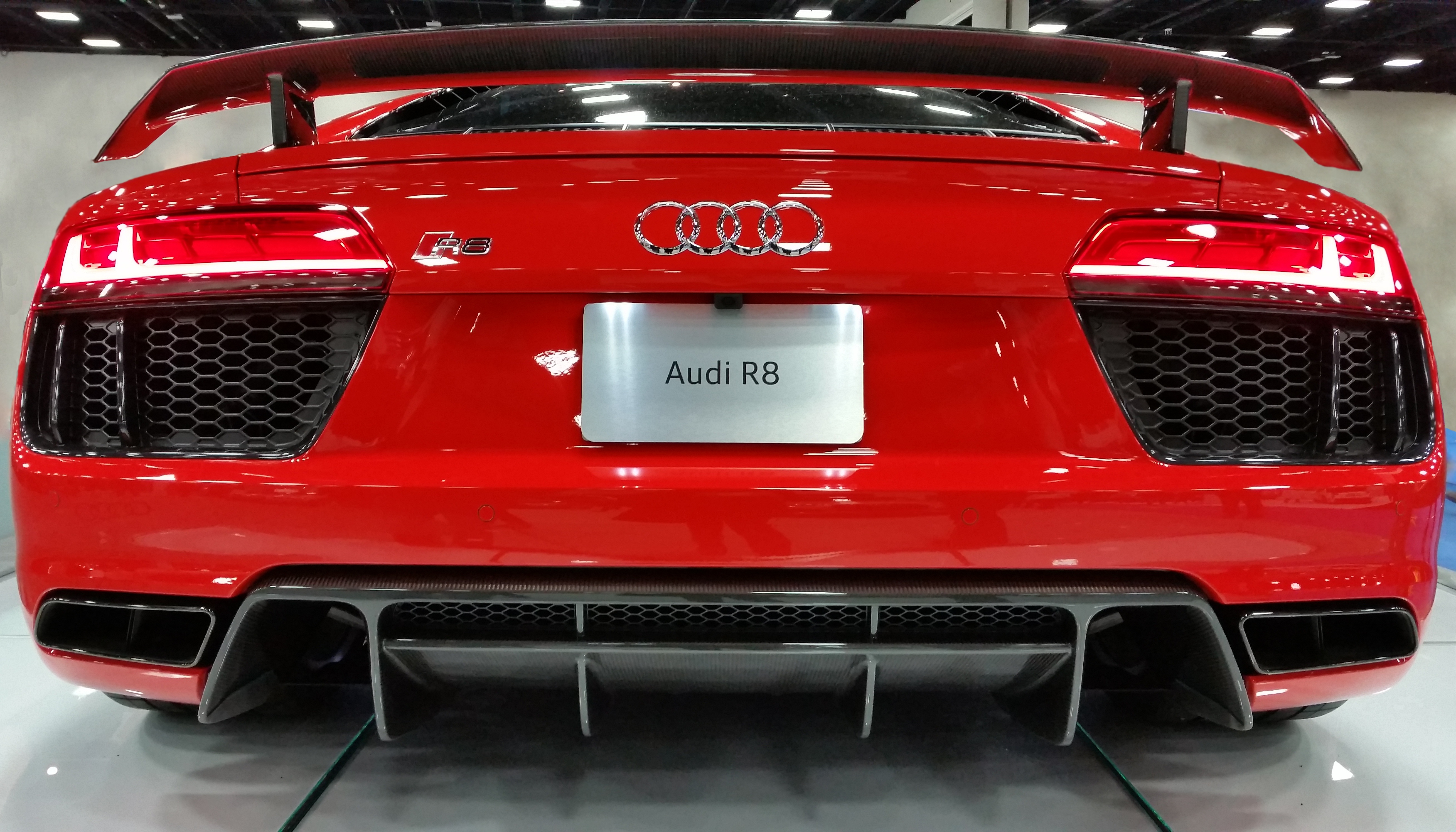 audi, cars, red, front view, audi r8 4K