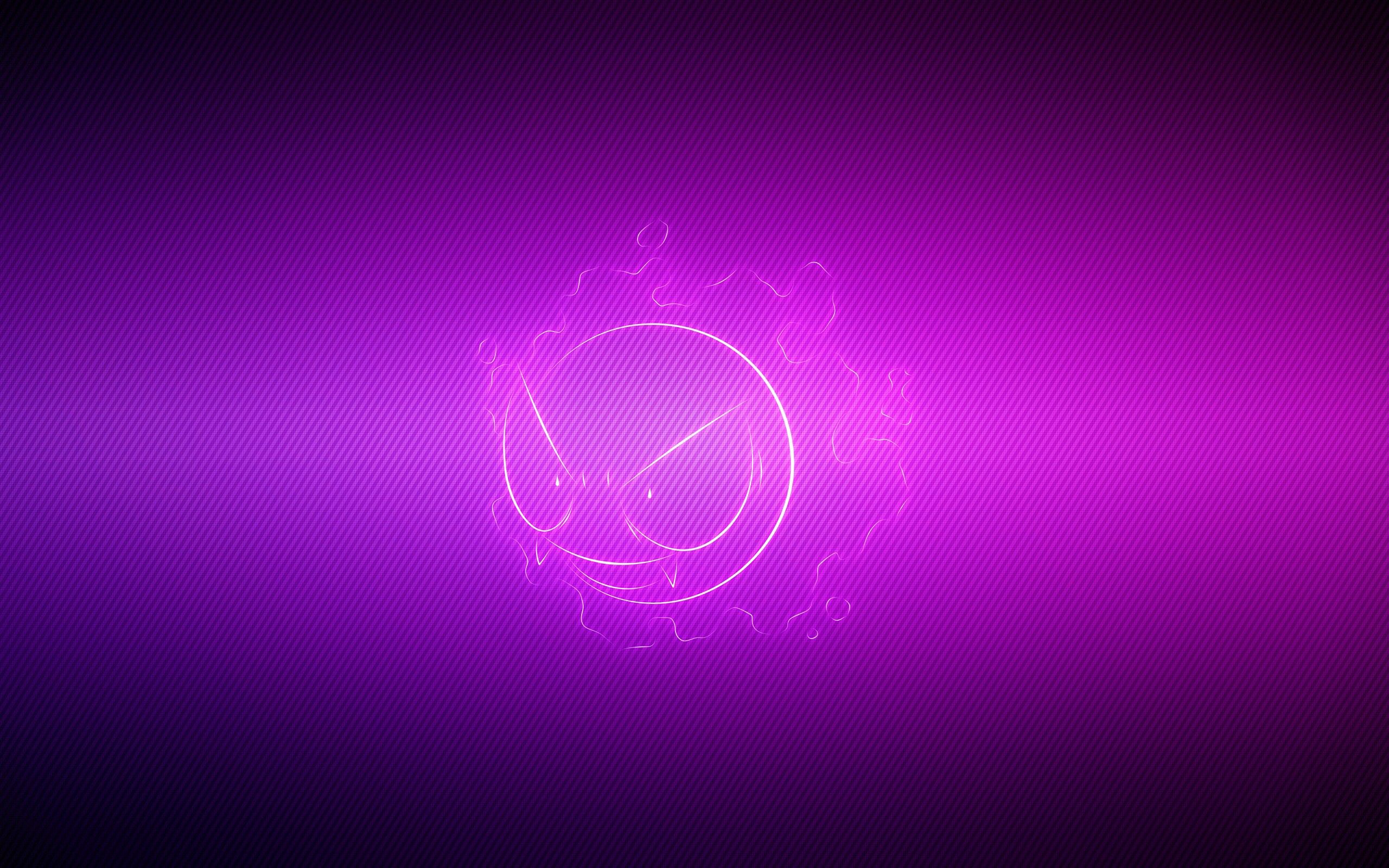 Pokemon vector, light coloured, lilac, gastly 4k Wallpaper