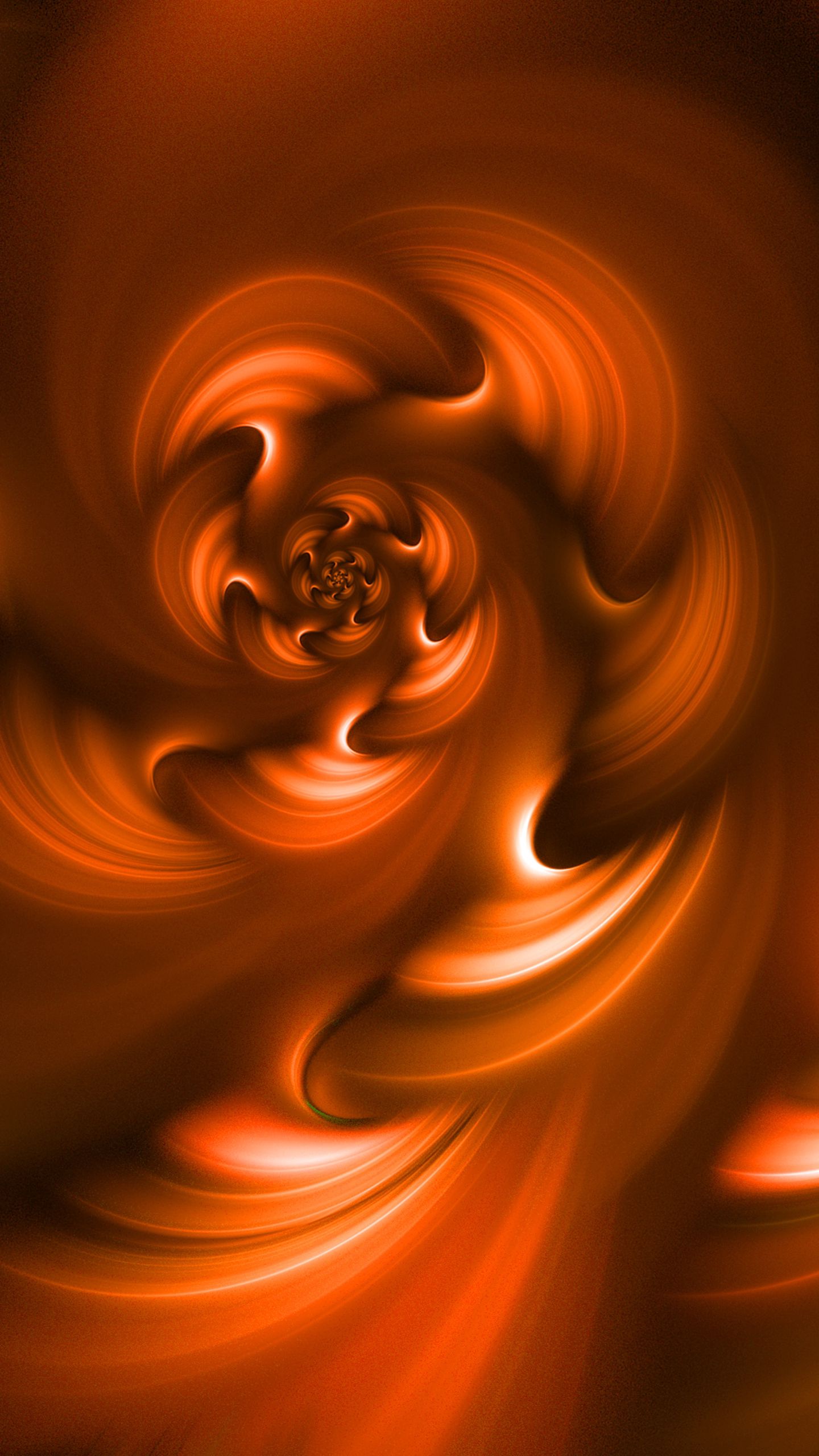 abstract, fractal, glow, spiral, flaming, swirling, involute, fiery