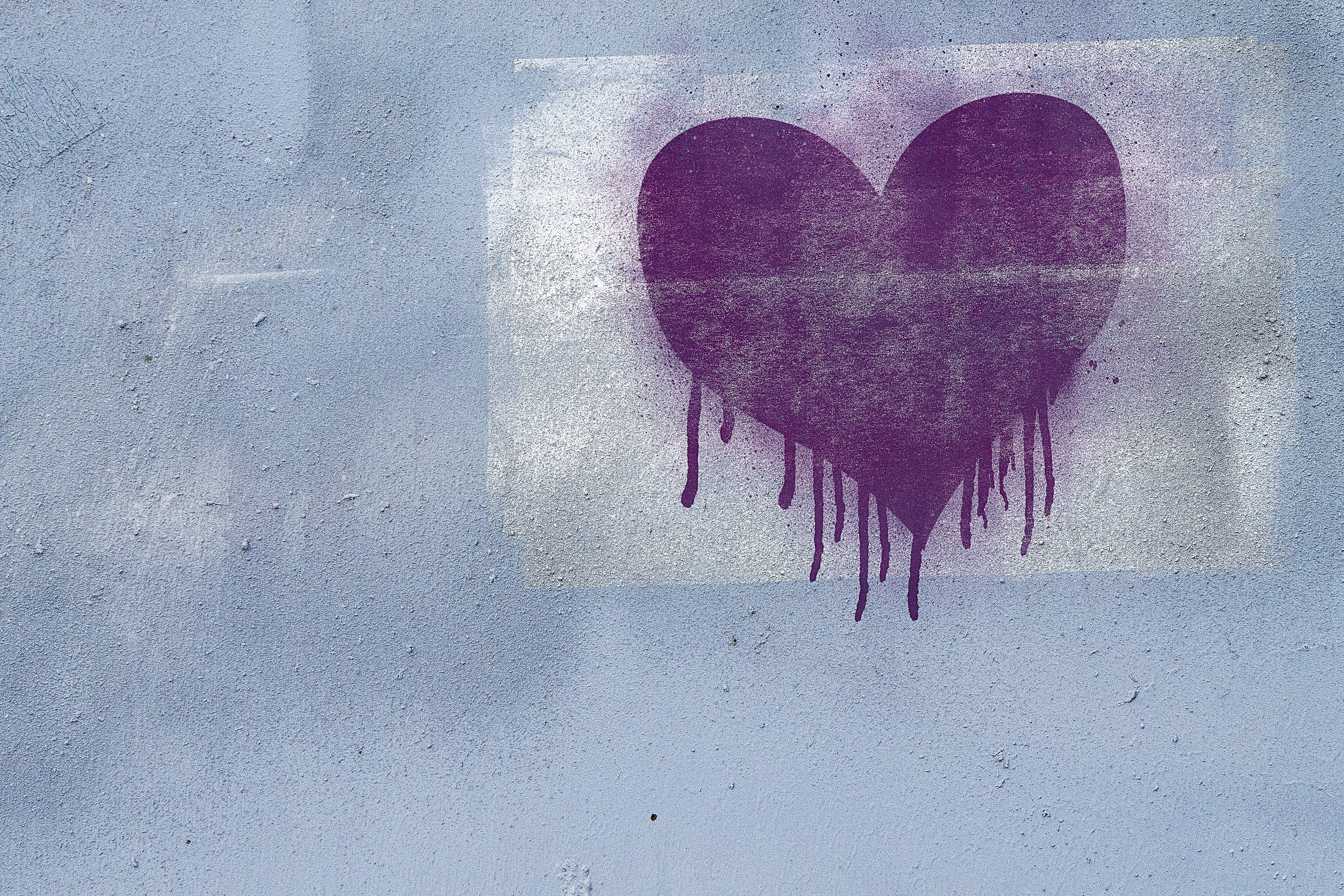 Cool HD Wallpaper heart, wall, love