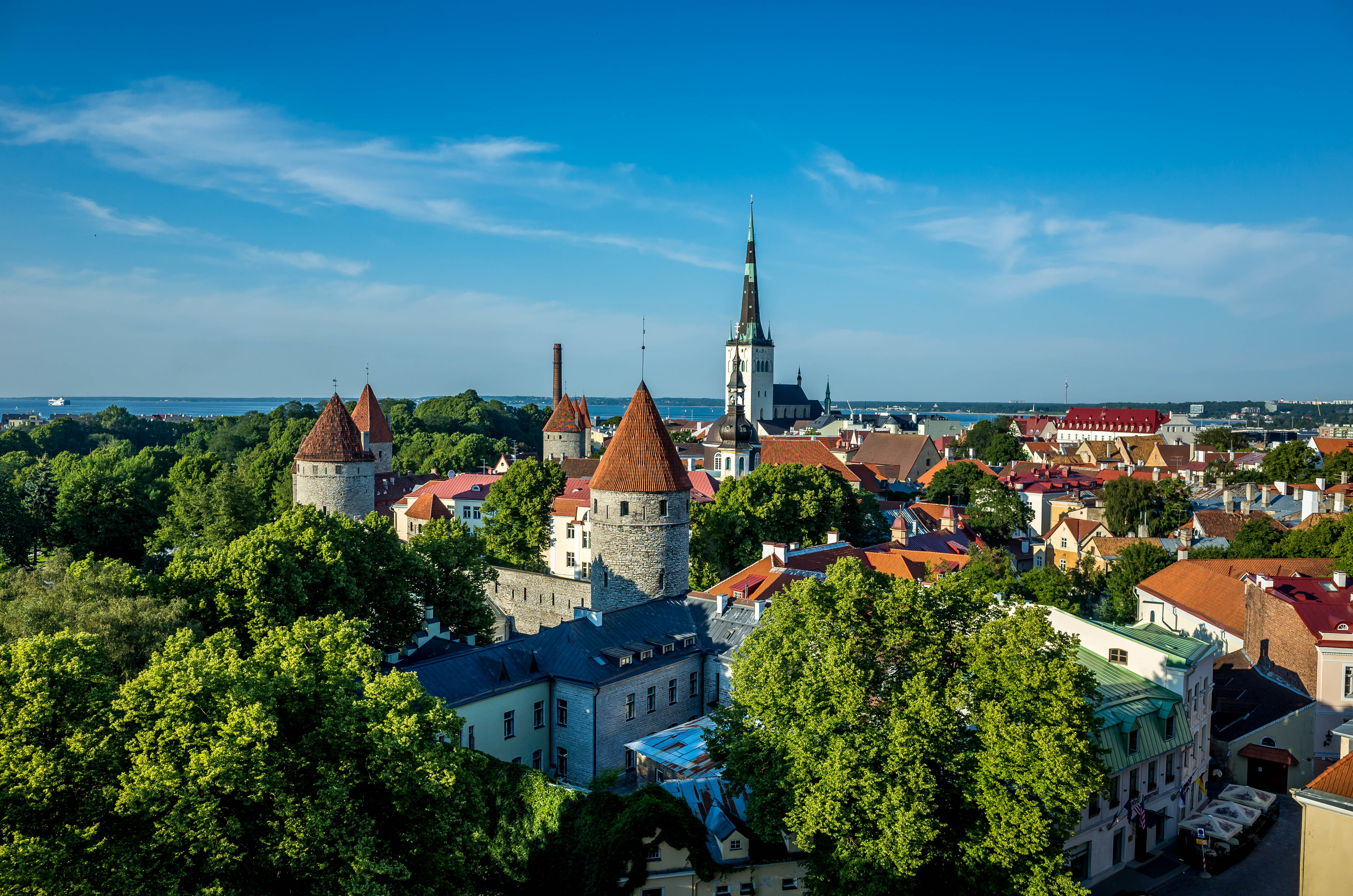 Tower cities, architecture, ancient, tallinn 8k Backgrounds