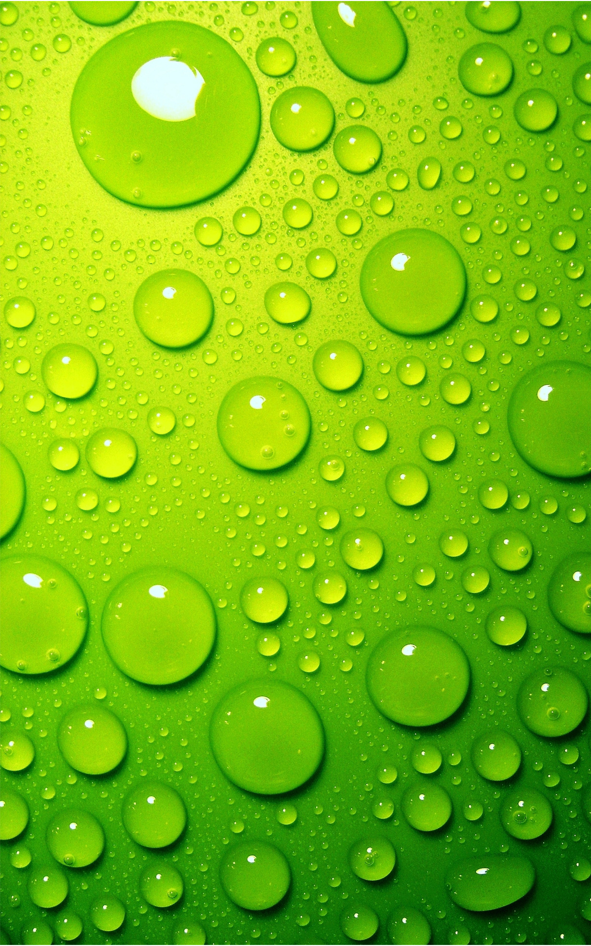 green, water, background, drops UHD