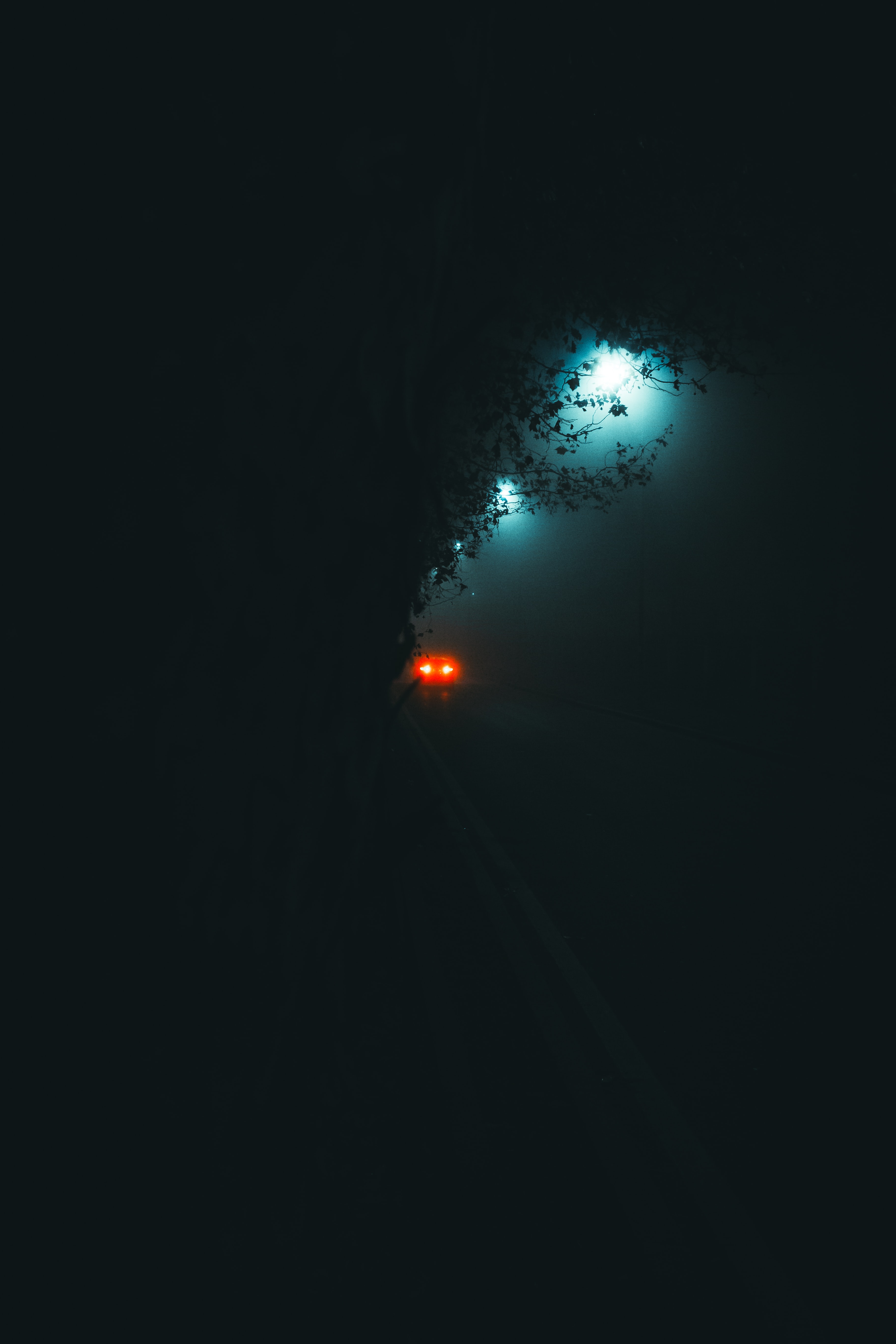 65907 download wallpaper headlights, night, lights, dark, road, car, machine, glow screensavers and pictures for free