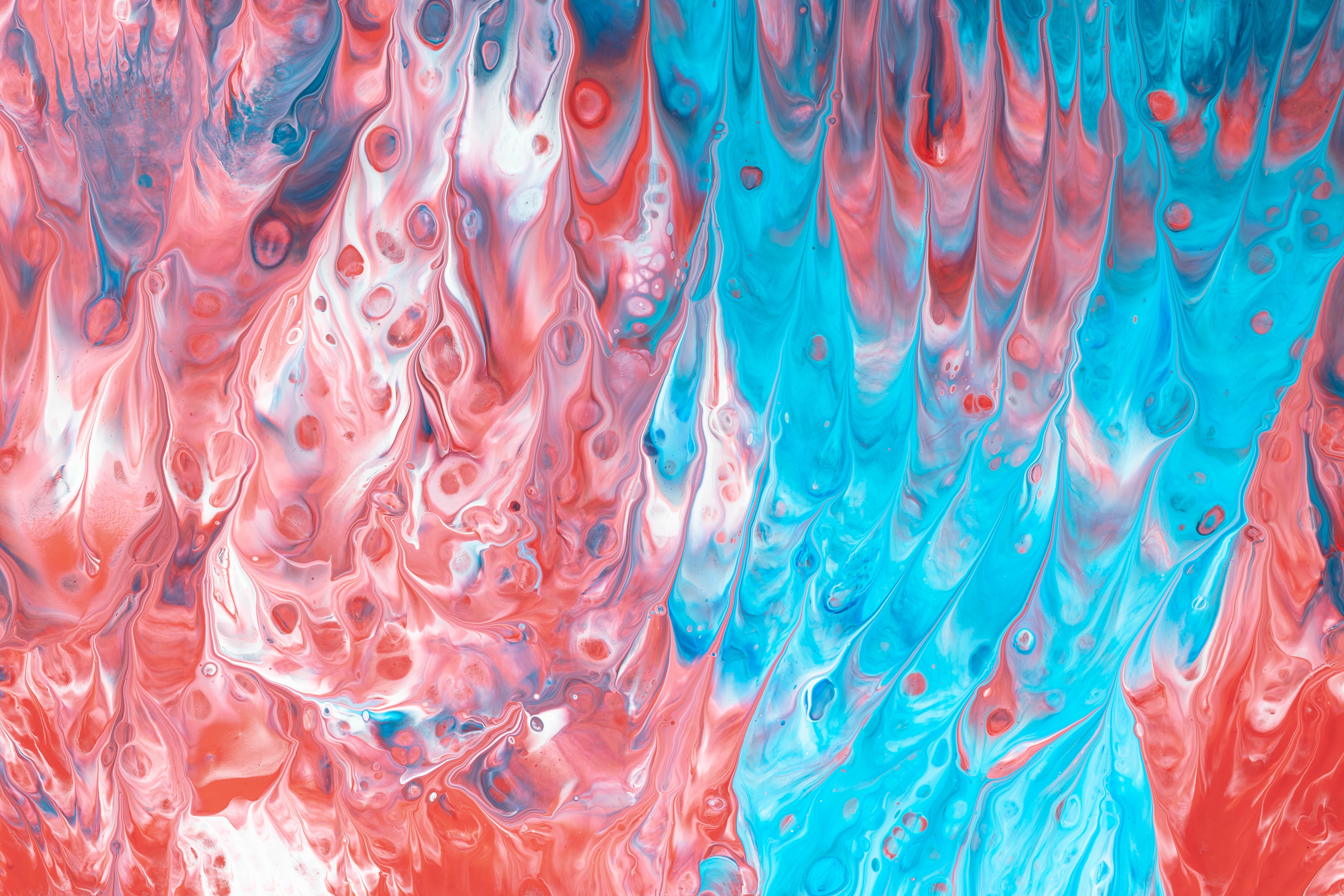 red, textures, blue, texture, paint, flow, irregularities, drips images