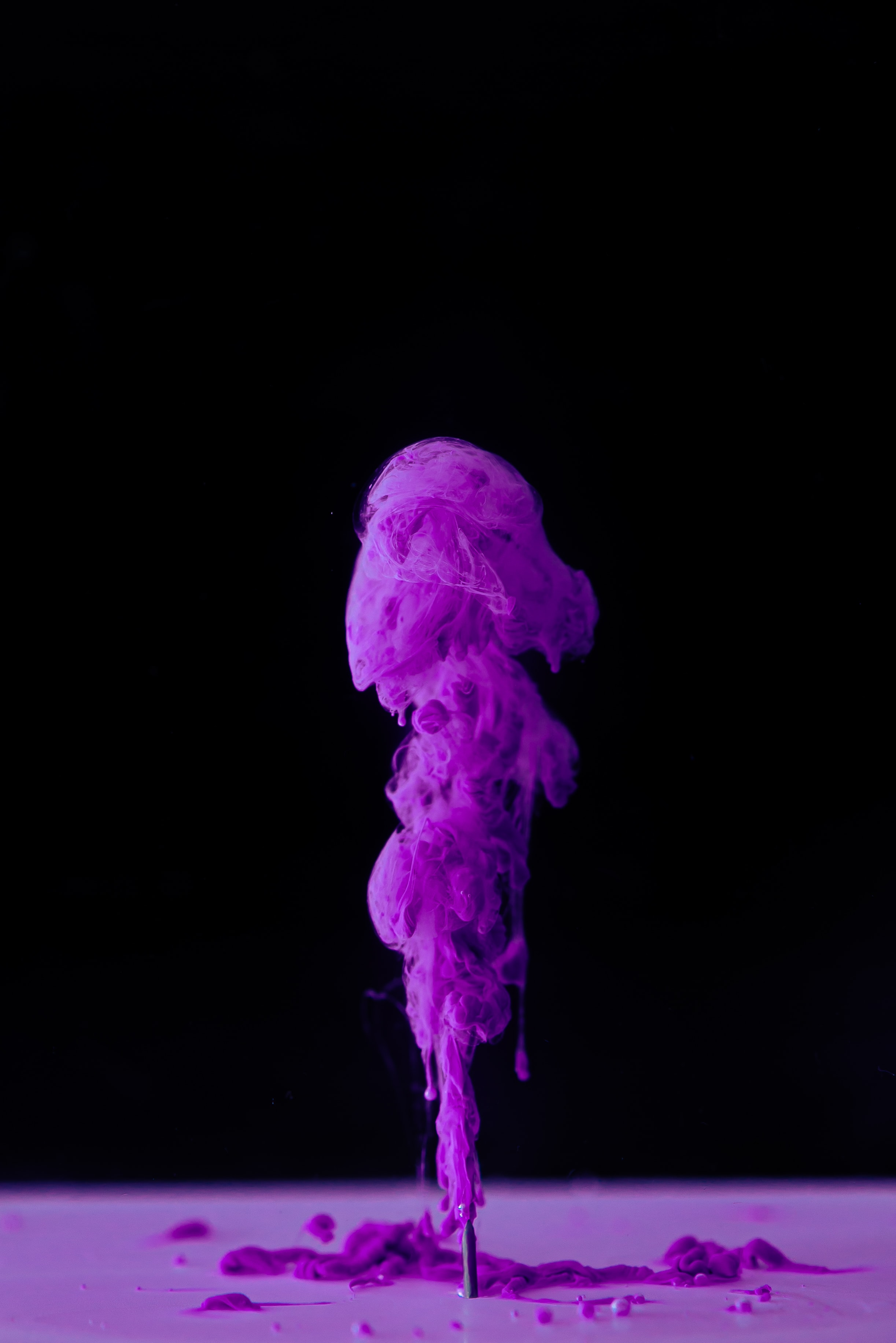paint, purple, macro, abstract Full HD