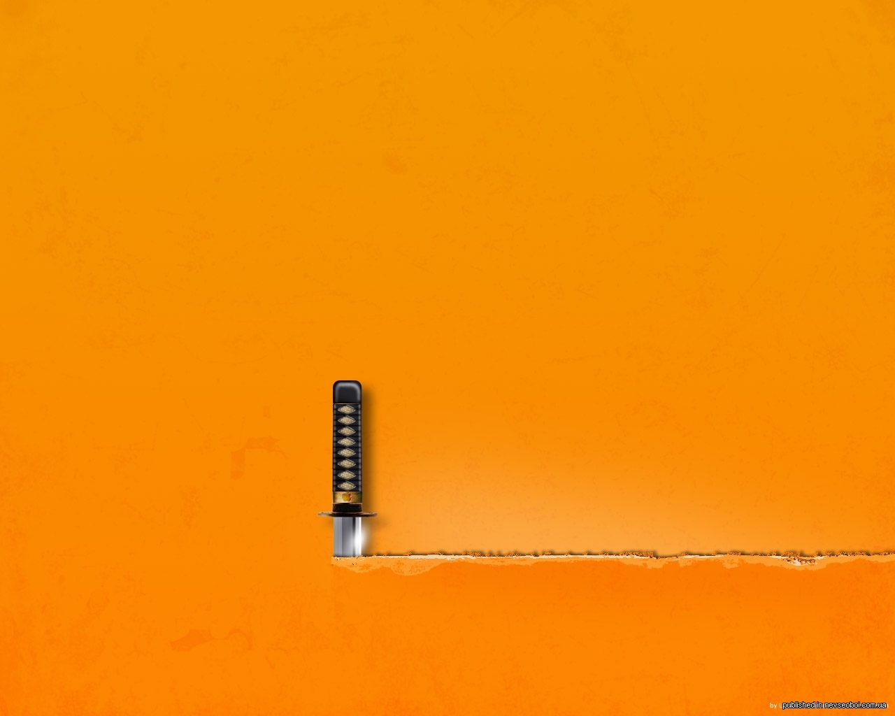 cinema, background, kill bill, orange Smartphone Background
