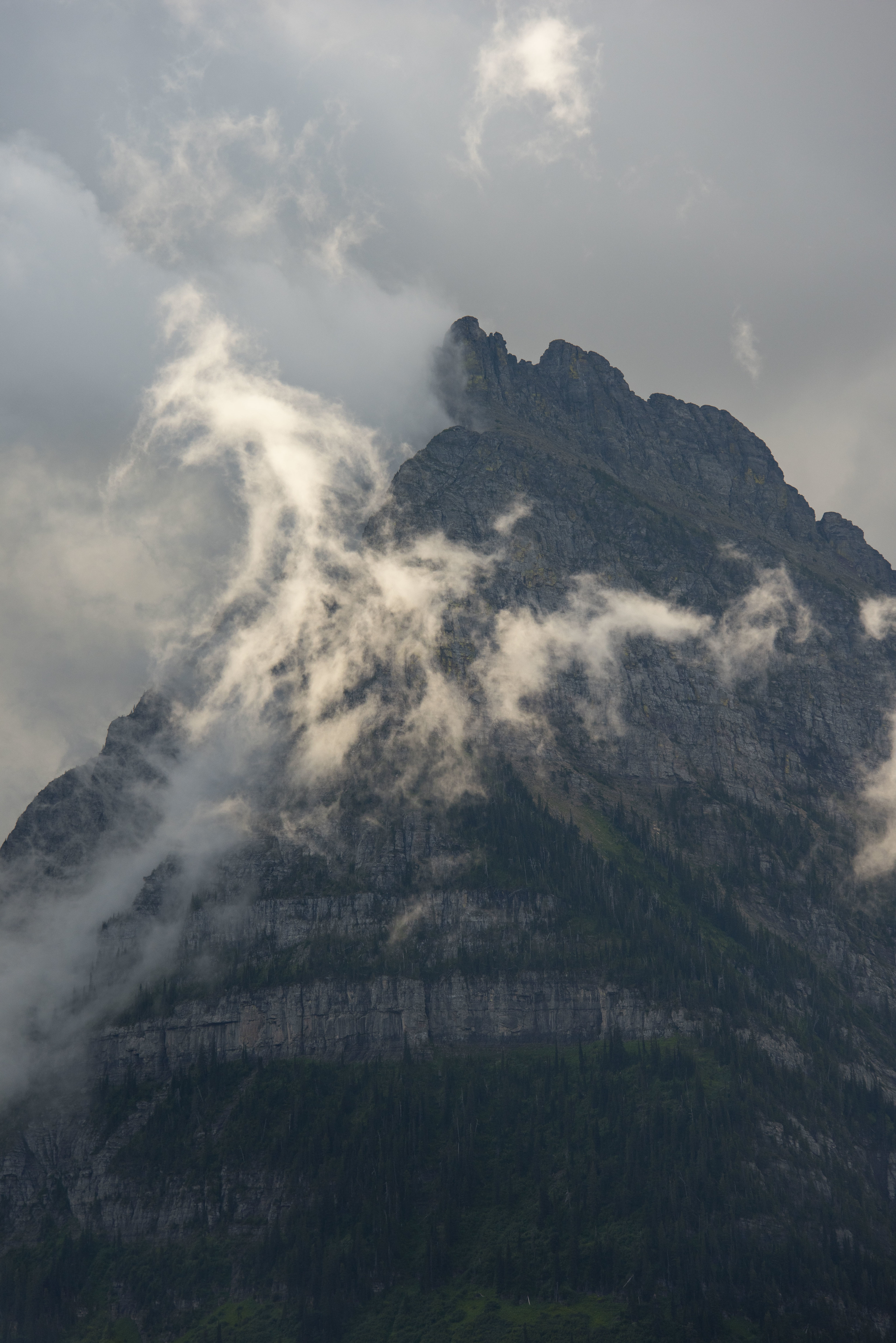 Laden Sie das Natur, Bäume, Felsen, Die Steine, Berg, Nebel-Bild kostenlos auf Ihren PC-Desktop herunter