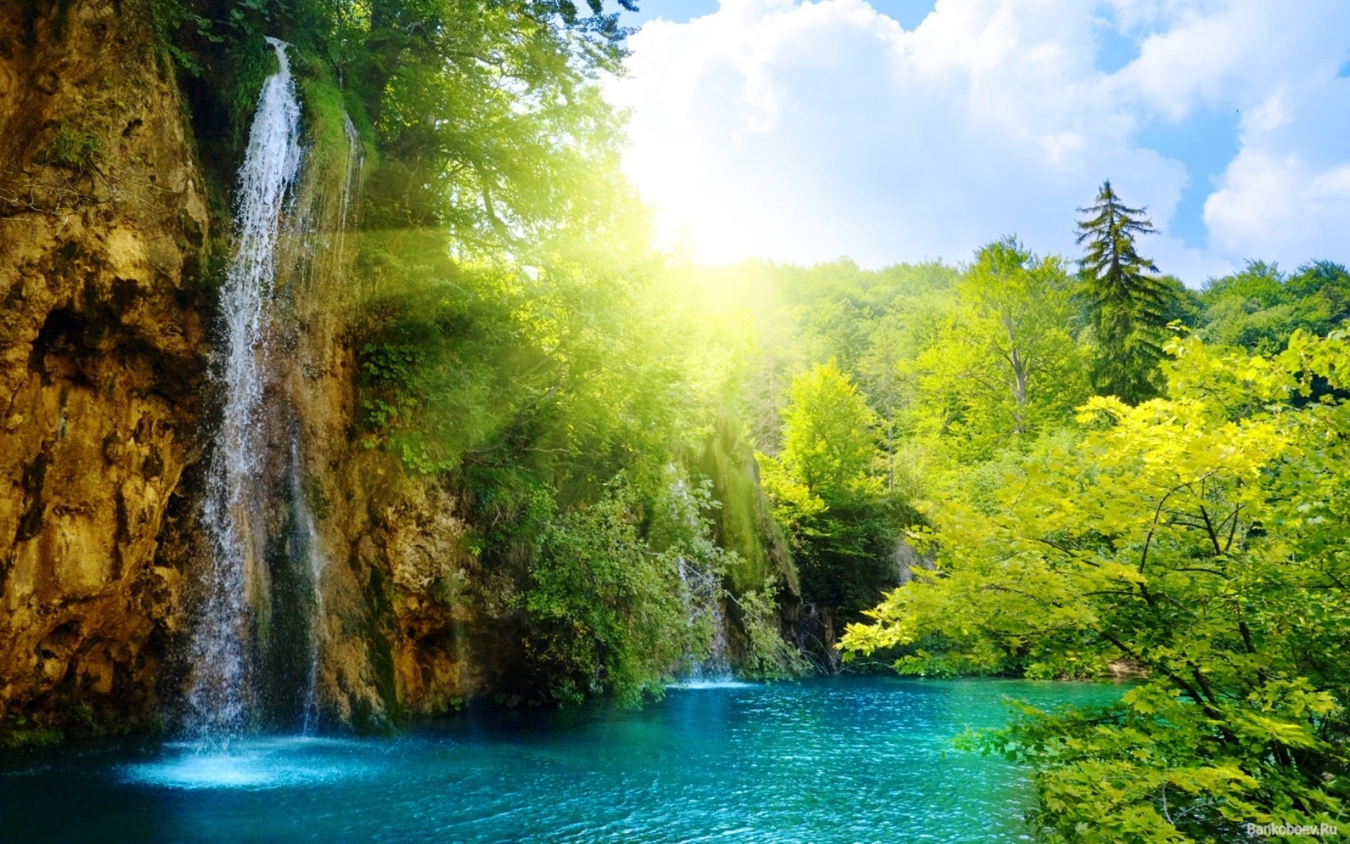 Laden Sie das Wasserfälle, Landschaft, Flüsse-Bild kostenlos auf Ihren PC-Desktop herunter