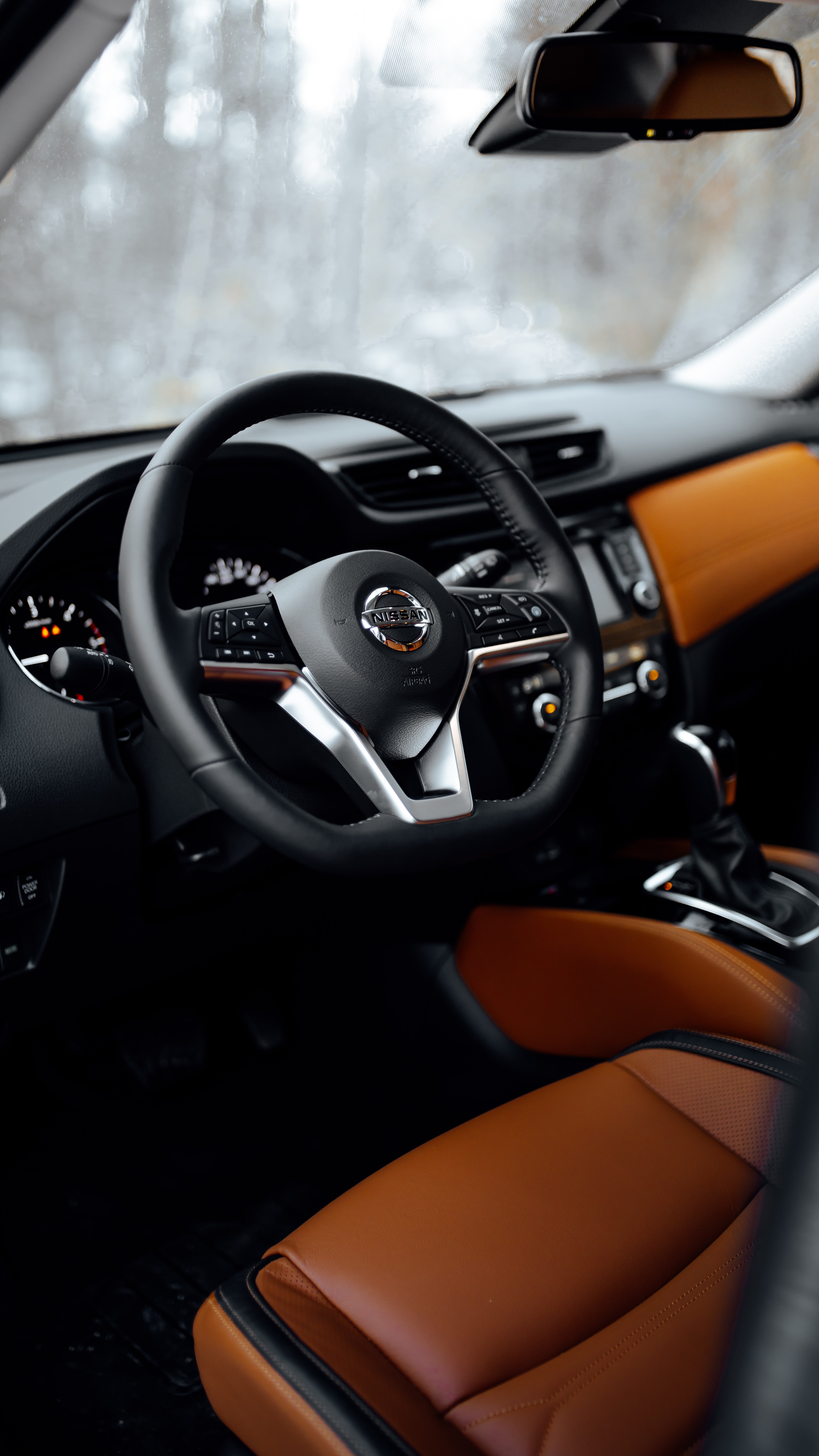 143889 Screensavers and Wallpapers Steering Wheel for phone. Download nissan, cars, car, steering wheel, rudder, salon pictures for free