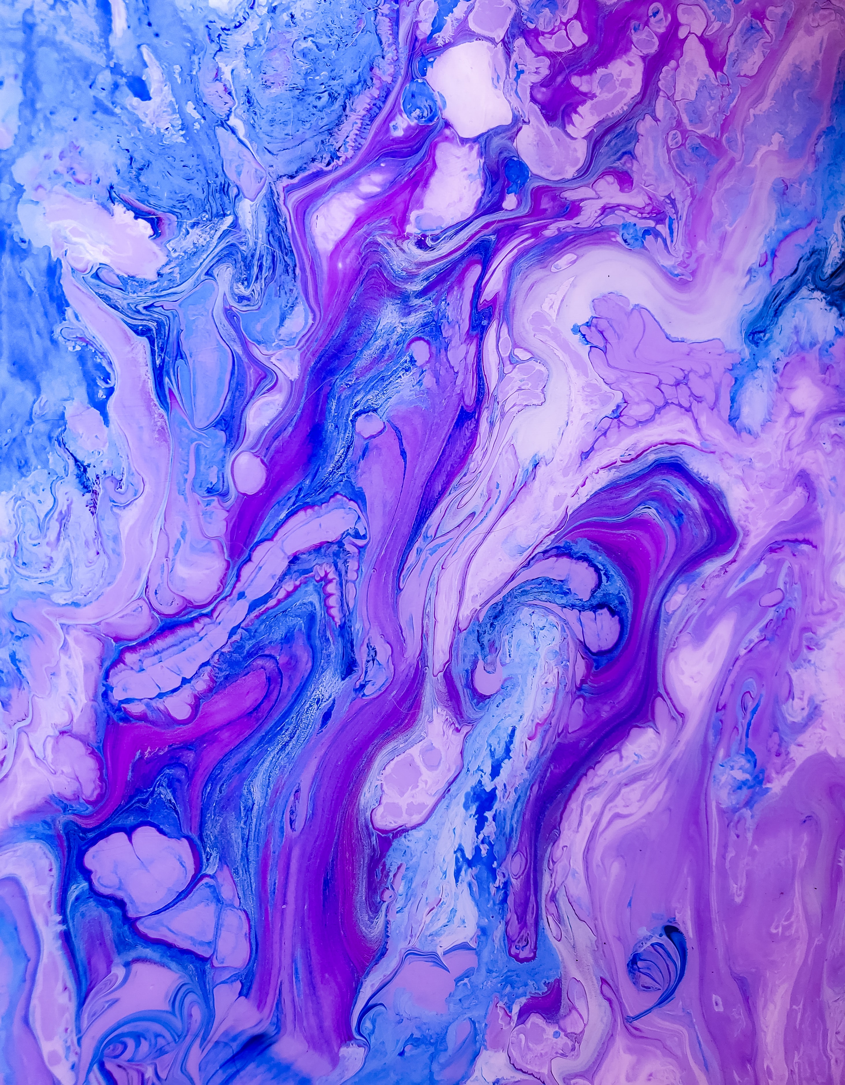 abstract, divorces, violet, blue, paint, liquid, purple