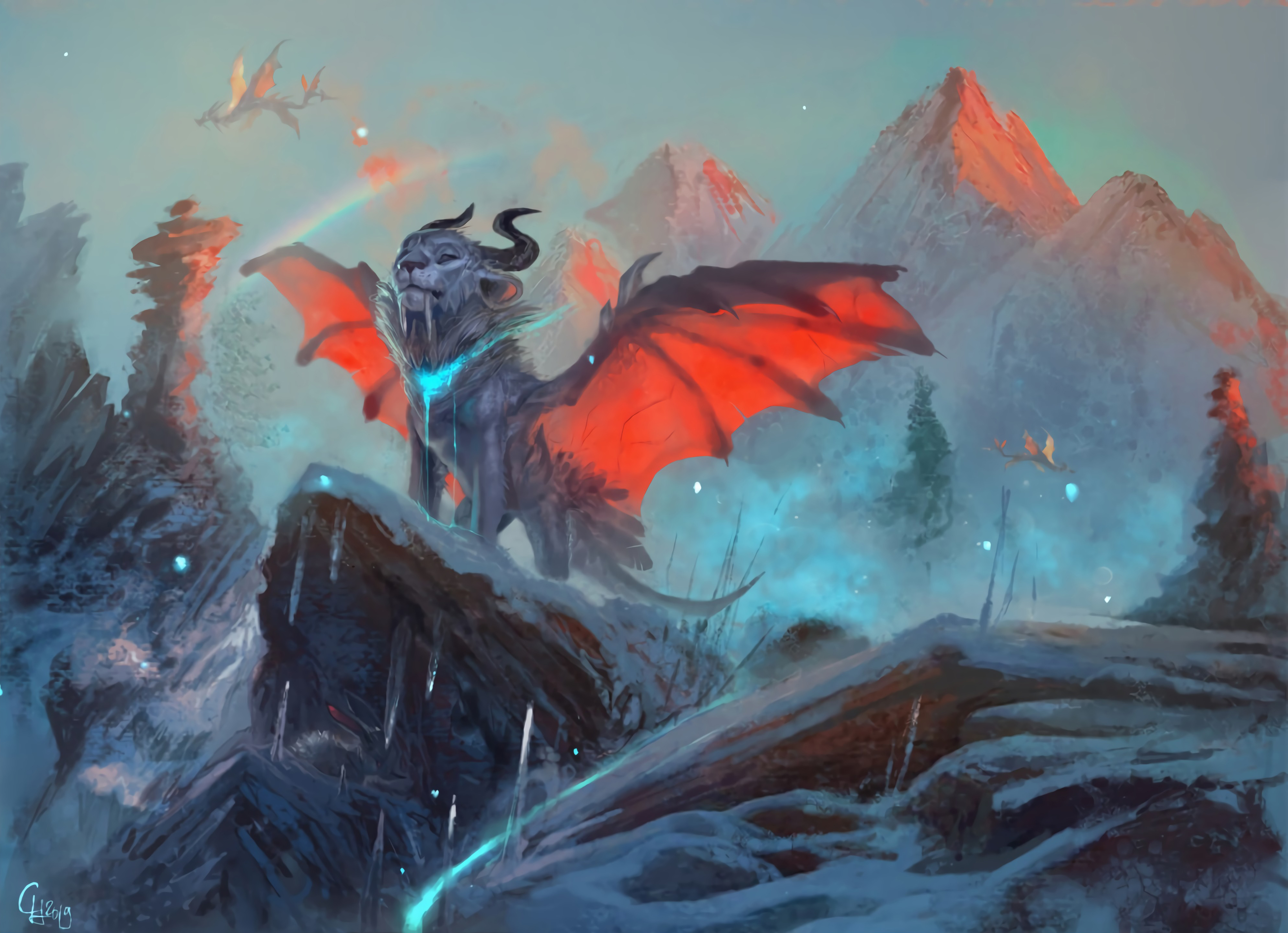 art, that's incredible, horns, wings download for free