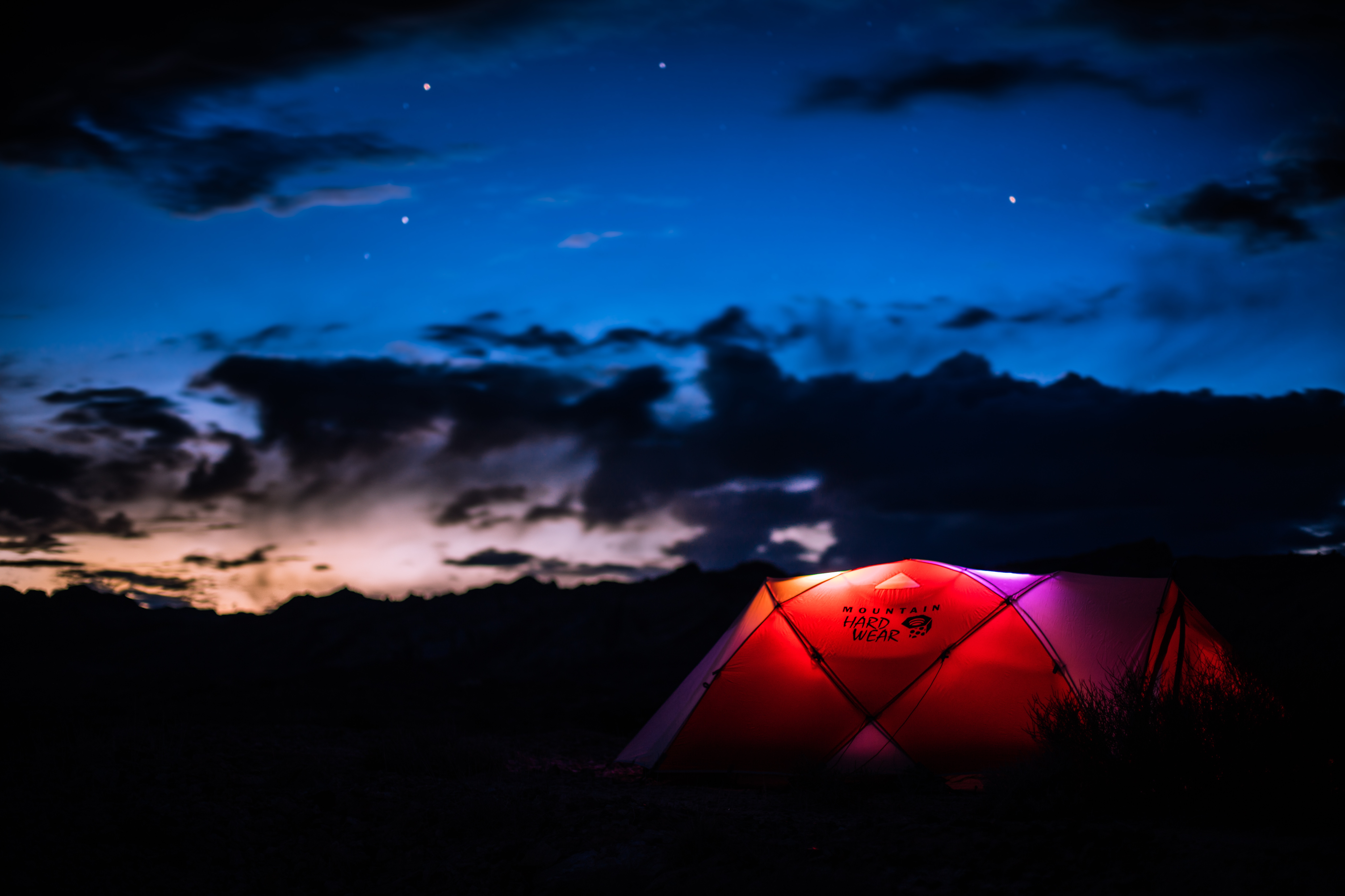Cool HD Wallpaper sky, tent, dark, night