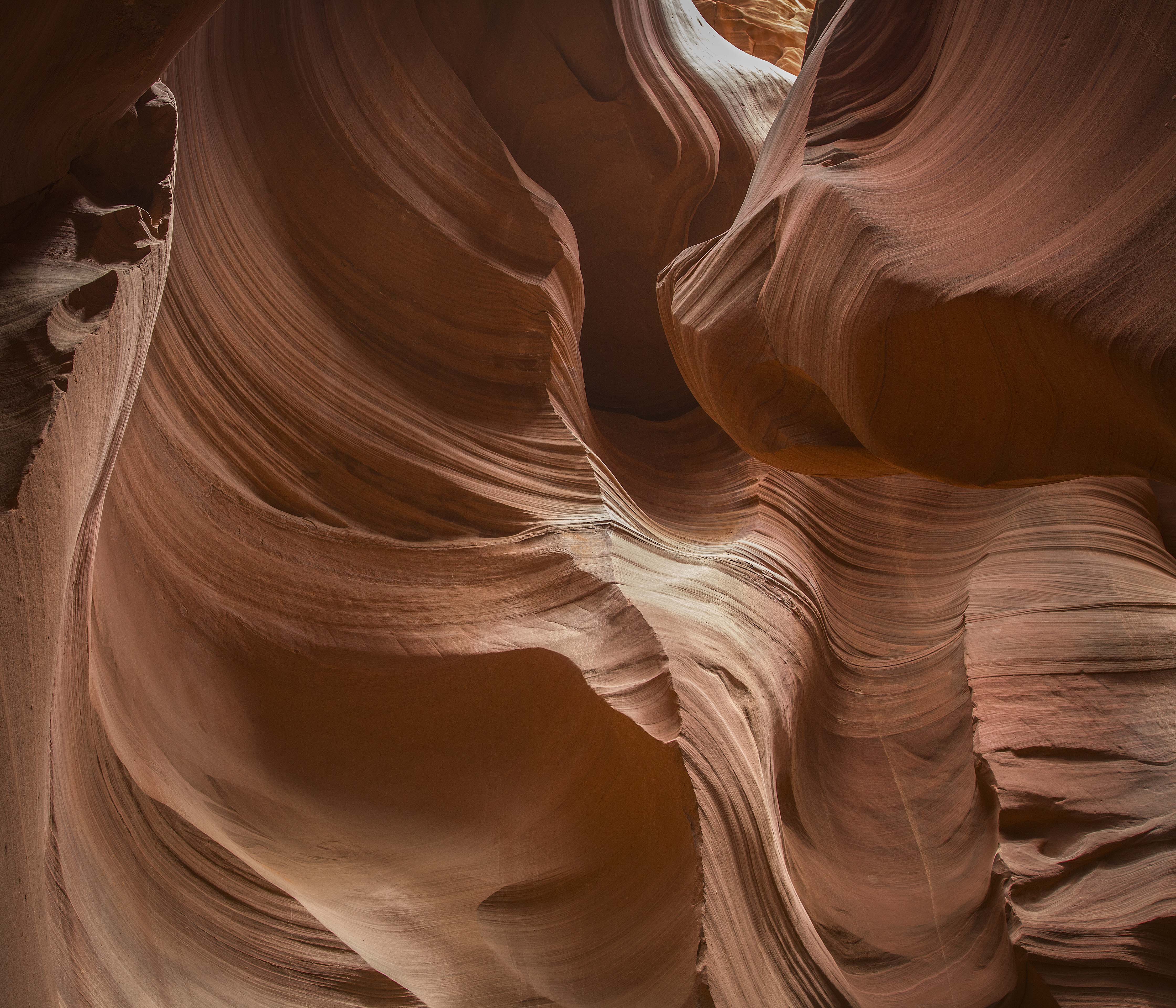 Widescreen image nature, canyon, sand, cave