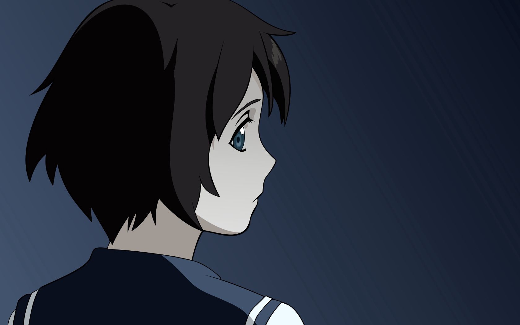 Smartphone Background girl, profile, anime