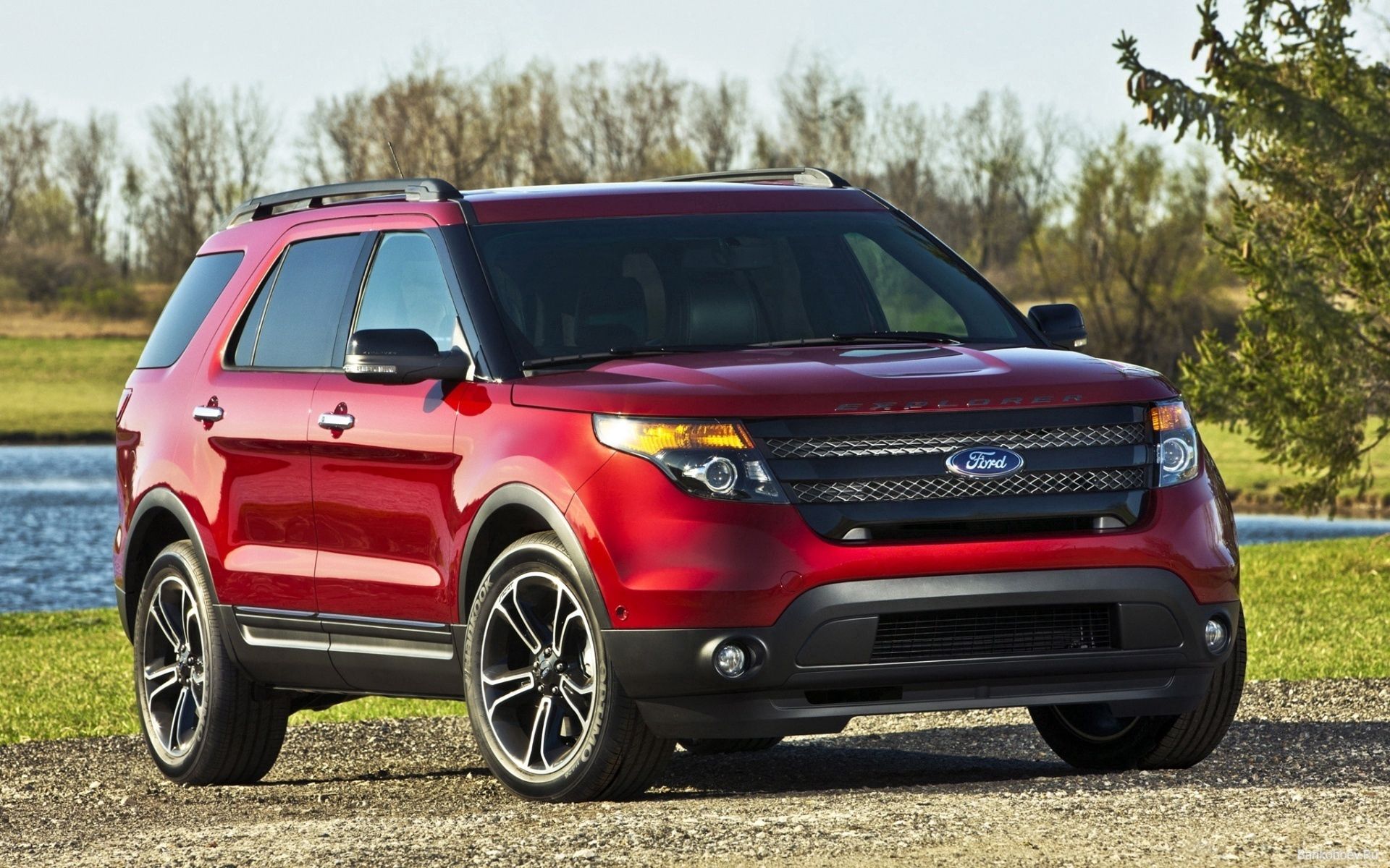 Smartphone Background auto, cars, ford explorer, red