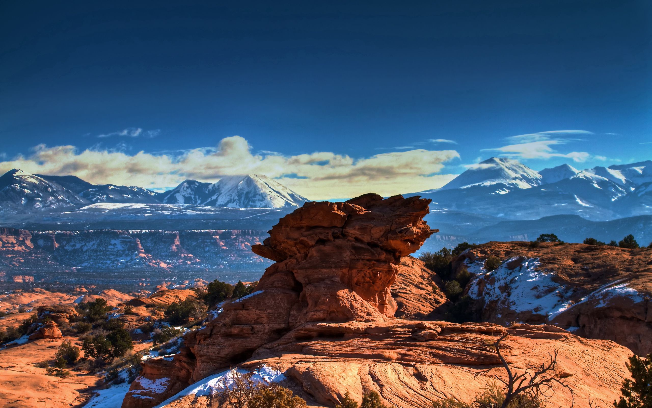 Laden Sie das Natur, Sky, Schlucht, Schnee, Höhe, Stein, Klumpen, Ein Stein-Bild kostenlos auf Ihren PC-Desktop herunter