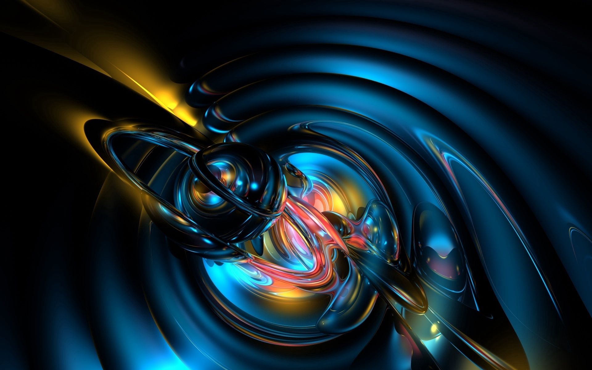 HD desktop wallpaper: Form, Abstract, Light, Shine, Lines, Dark download  free picture #153206