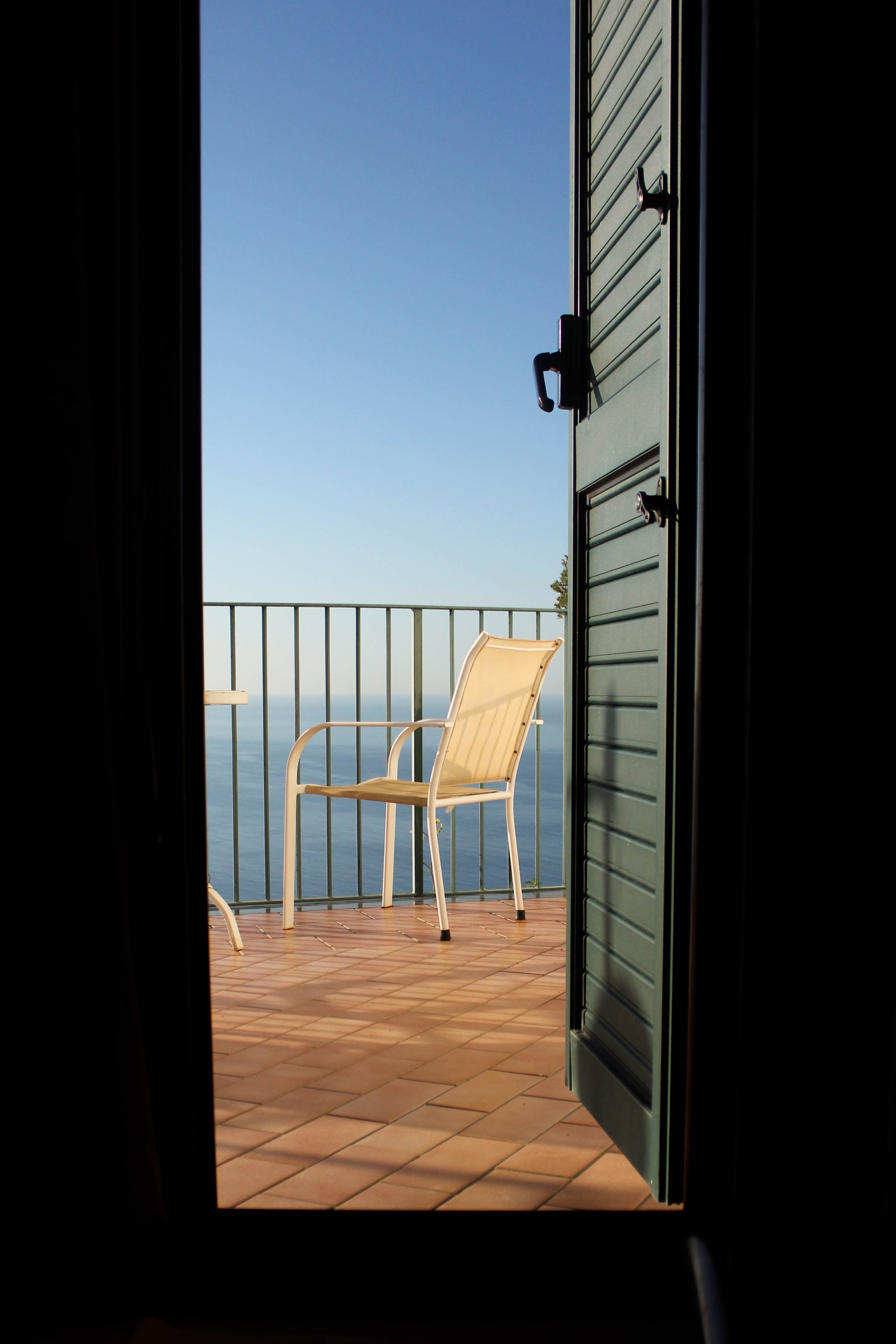 armchair, door, terrace, miscellanea 3d Wallpaper