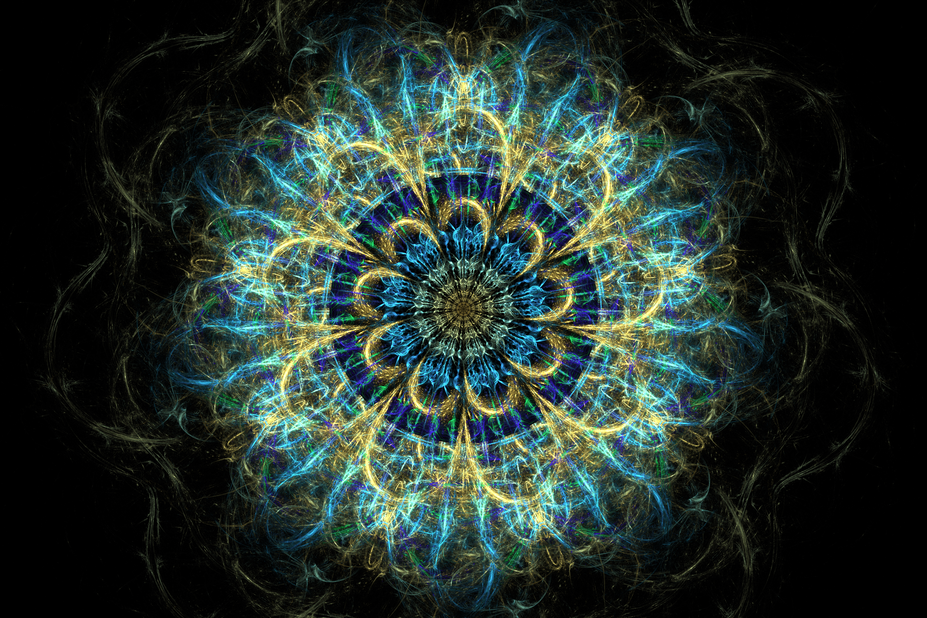 iPhone Wallpapers fractal, intricate, confused, pattern Mandala