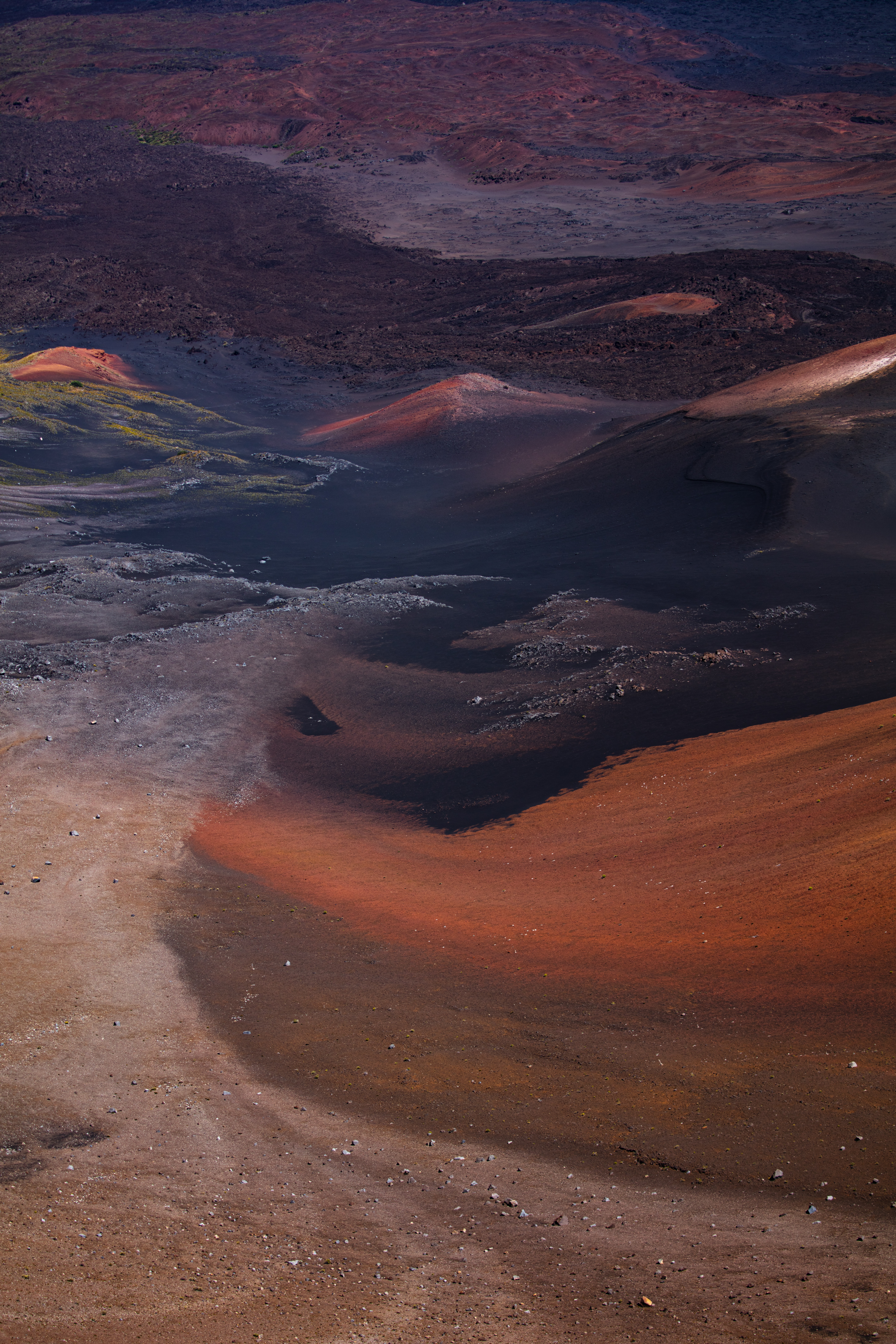 earth, nature, desert, view from above, land, relief, volcanic