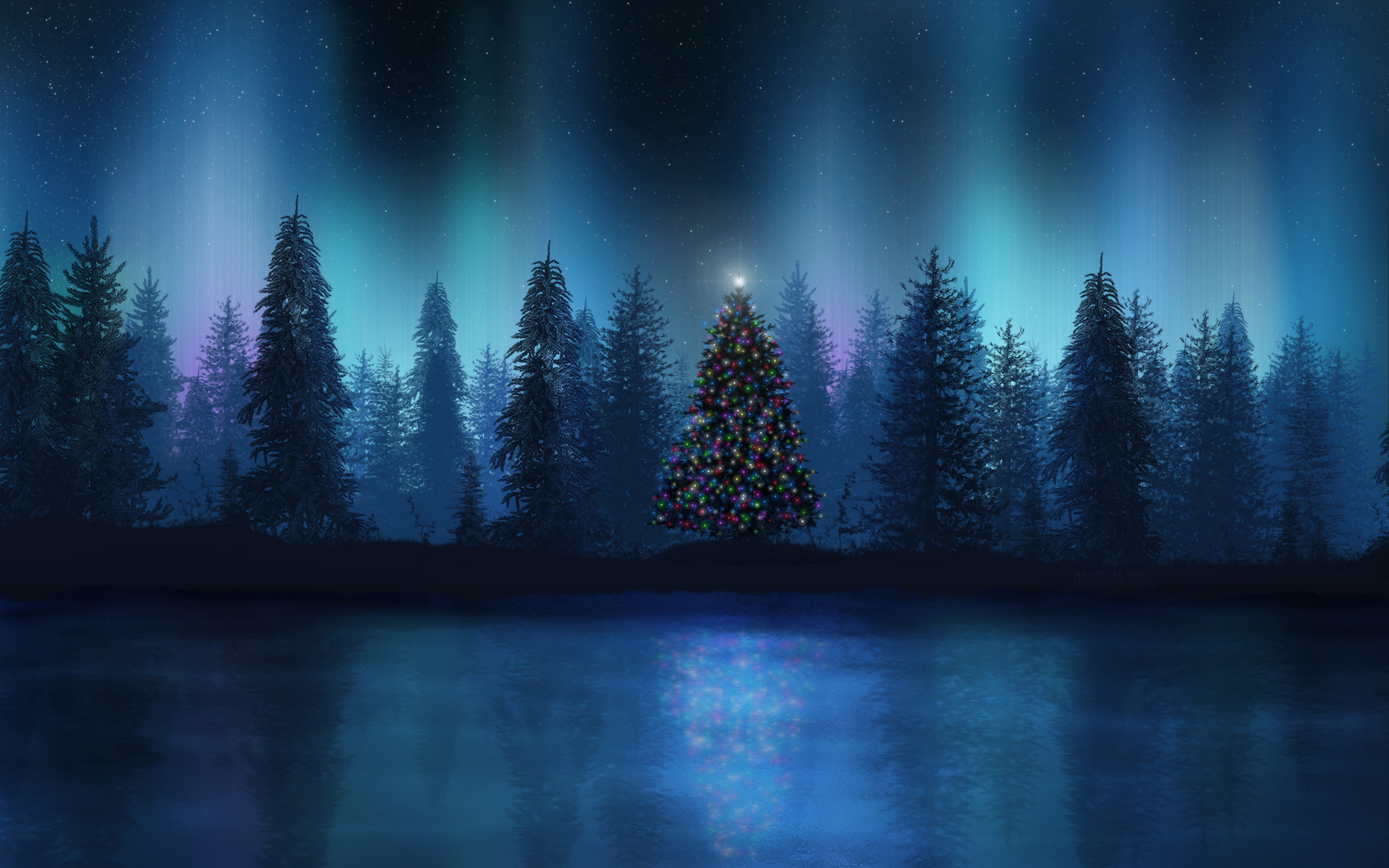 Christmas Tree  4k Wallpaper