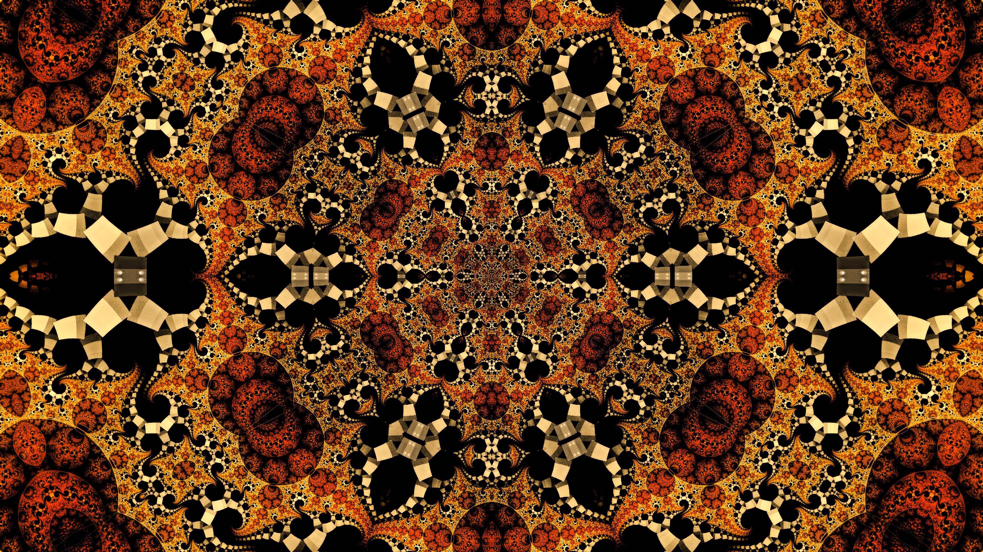 UHD wallpaper shape, kaleidoscope, abstract, pattern