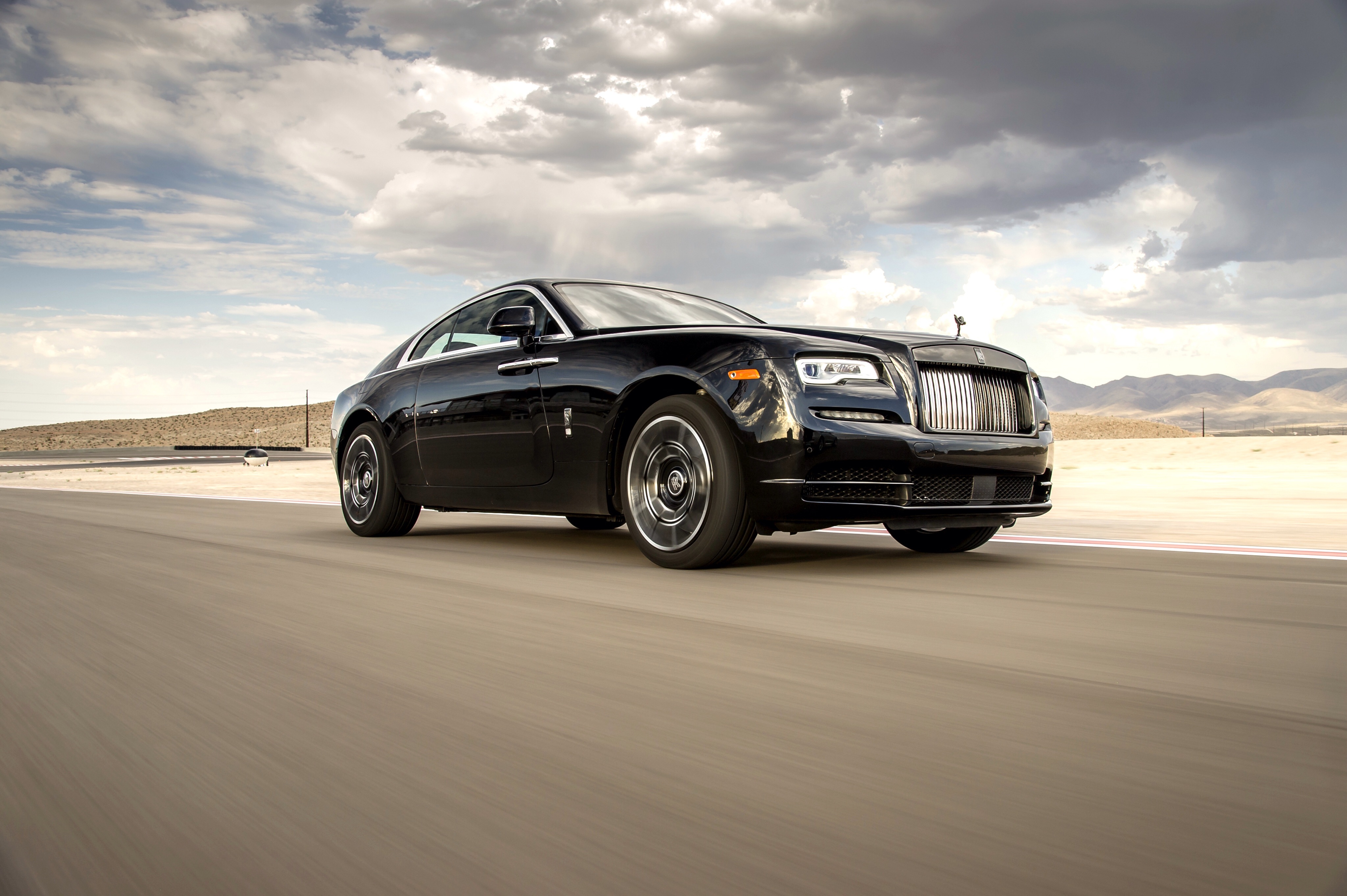 rolls-royce, cars, traffic, movement, side view, wraith