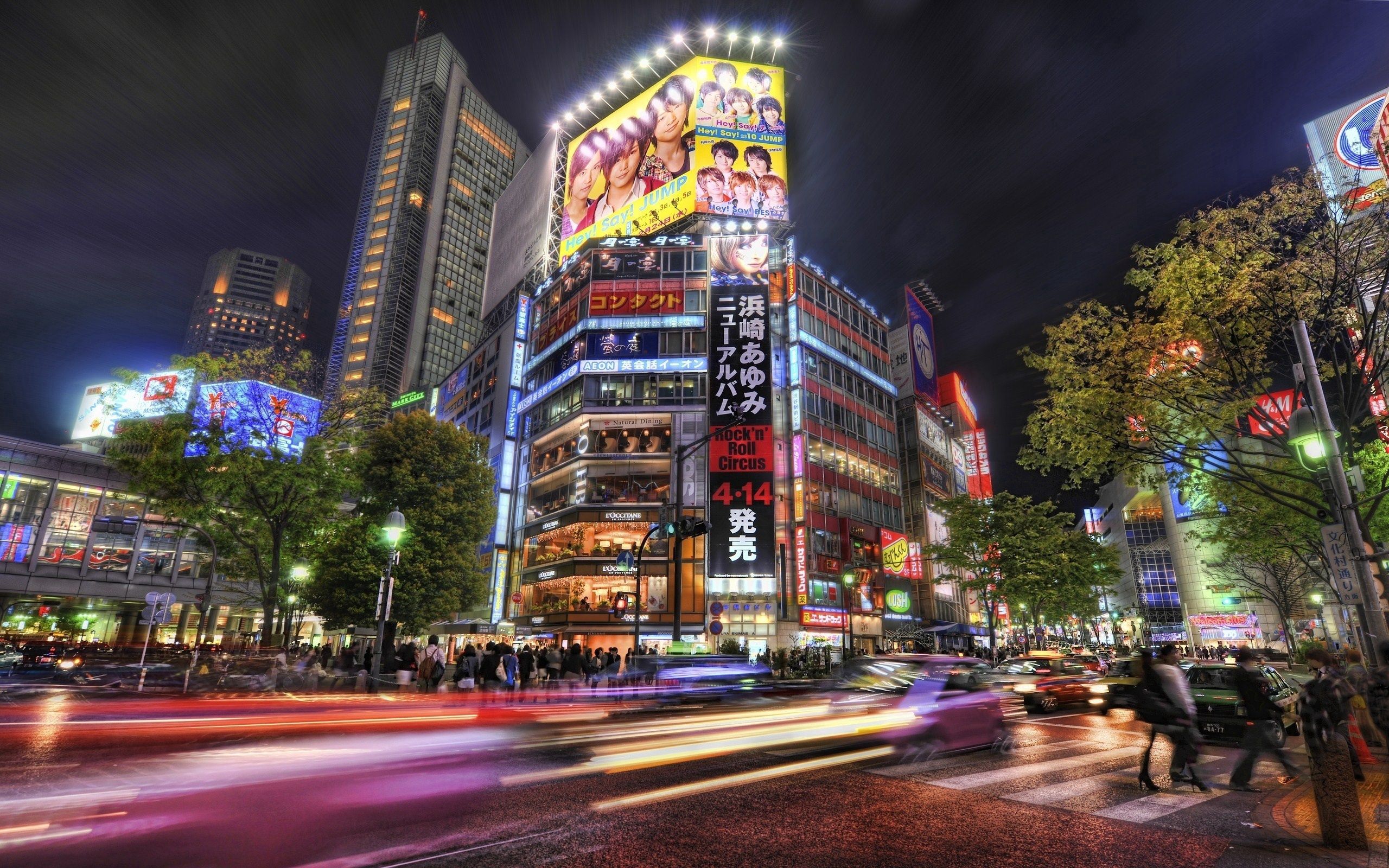 Mobile wallpaper: Tokyo, Mean Streets, Cities, Night, Hdr, Japan, 124342  download the picture for free.