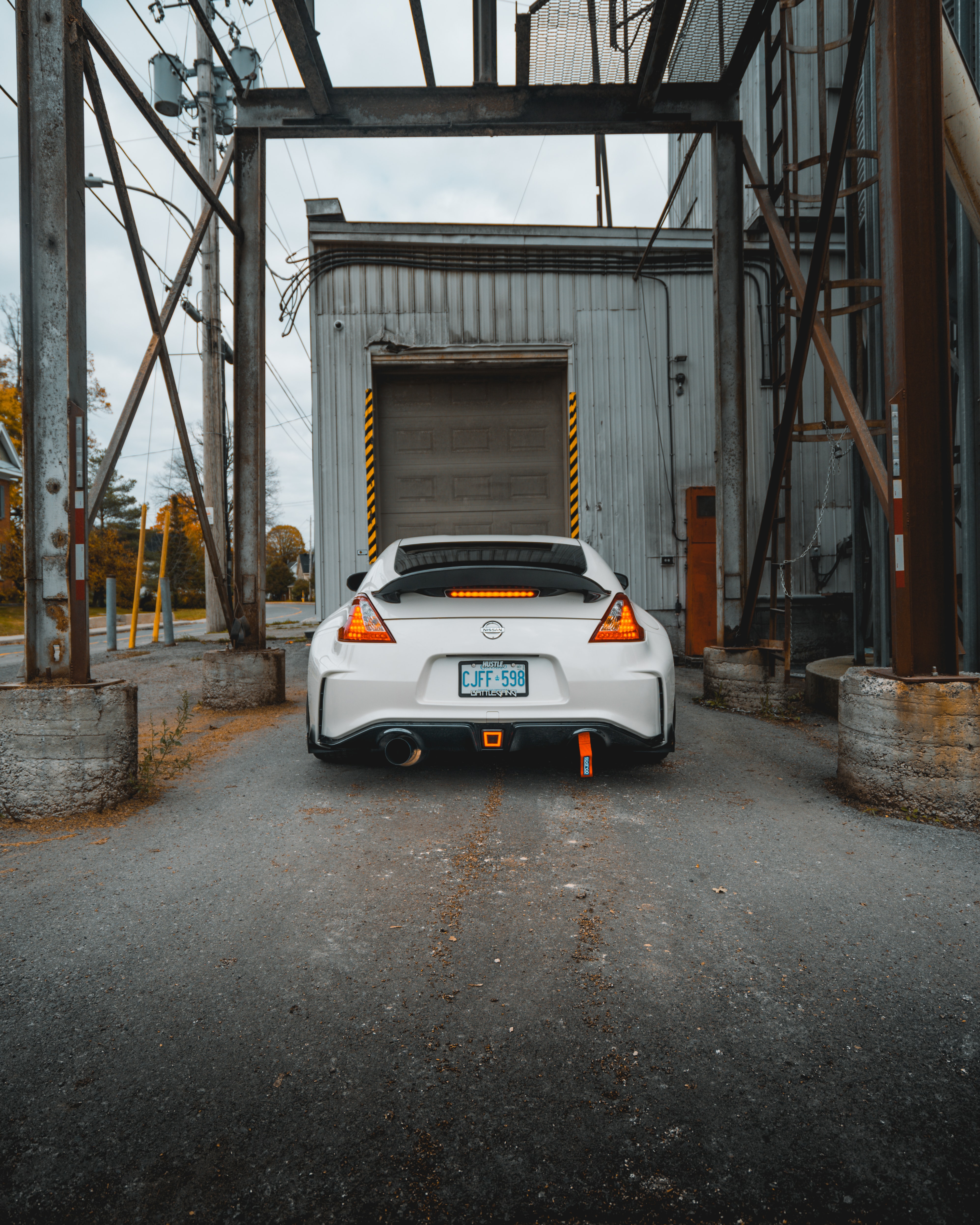 car, garage, sports, rear view 3d Wallpaper